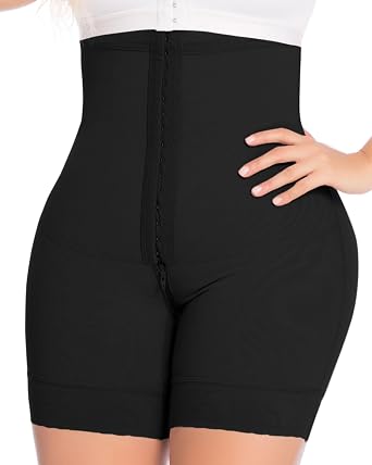 DELIE Fajas Colombianas Moldeadoras 346 High Compression Butt Lifting Shapewear Shorts BBL Shorts with Tummy Control