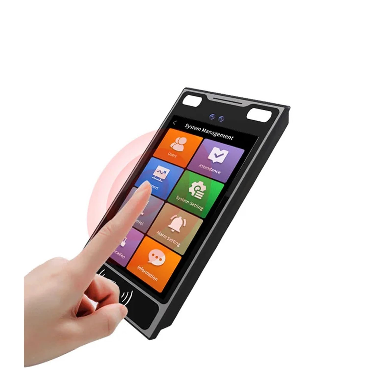 Machine de présence et pointeuse biométrique RFID avec écran HD