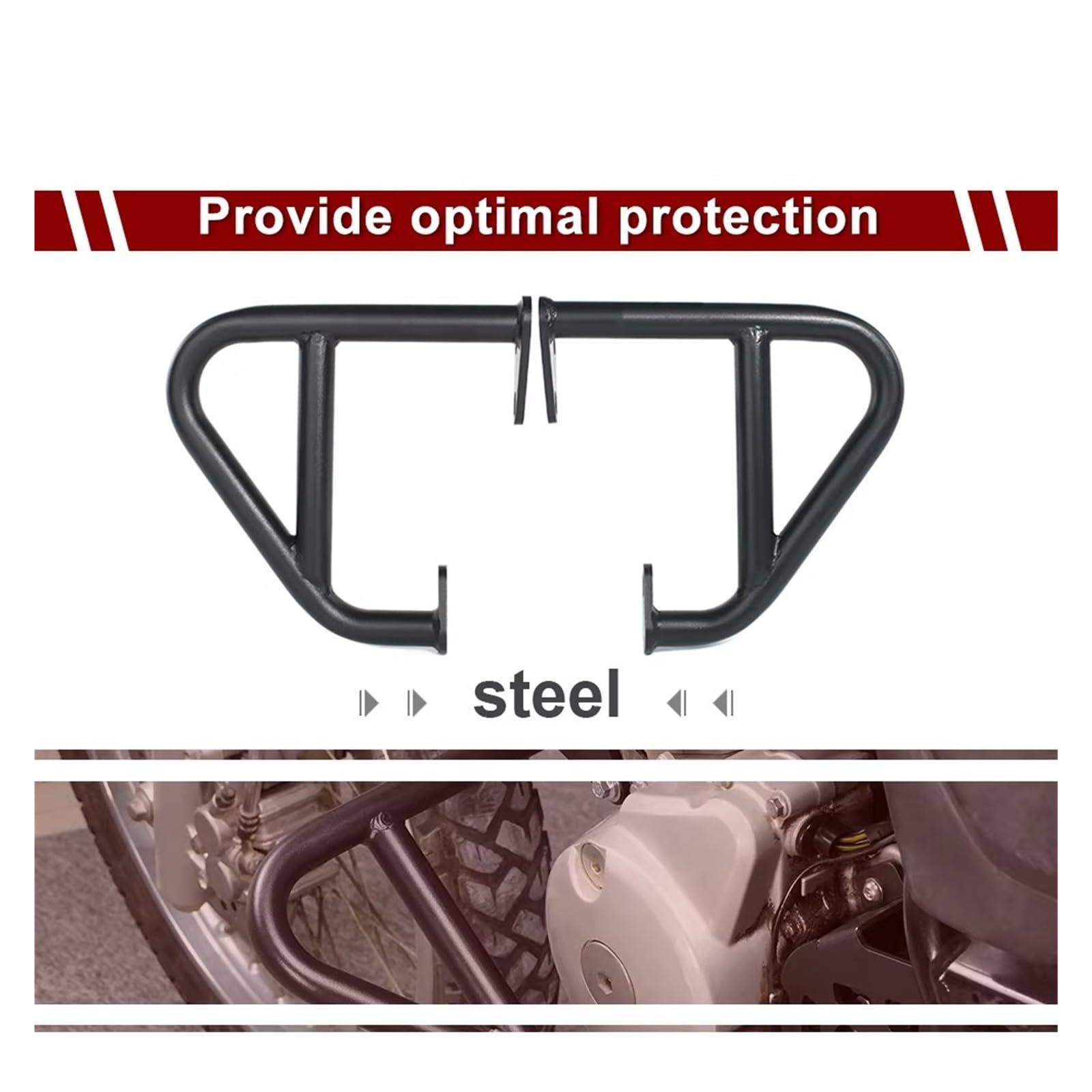 Paramotore Tubolare Per XR150L 2014 2015 2016 2017 2018 2019-2024 Protezione Motore Accessori Moto Barra Protezione Autostrada Protezione Telaio Blocco Protezione Motorcycle motore Paraurti