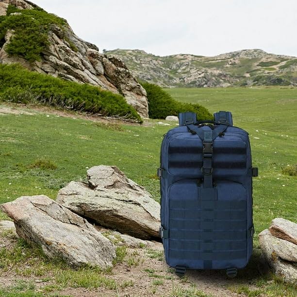 Sac à dos tactique en nylon 600D robuste et imperméable pour l'outdoor - 4