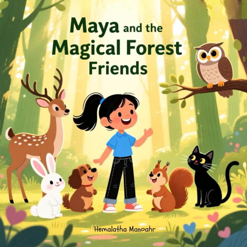 Maya and the Magical Forest Friends: kids story Book