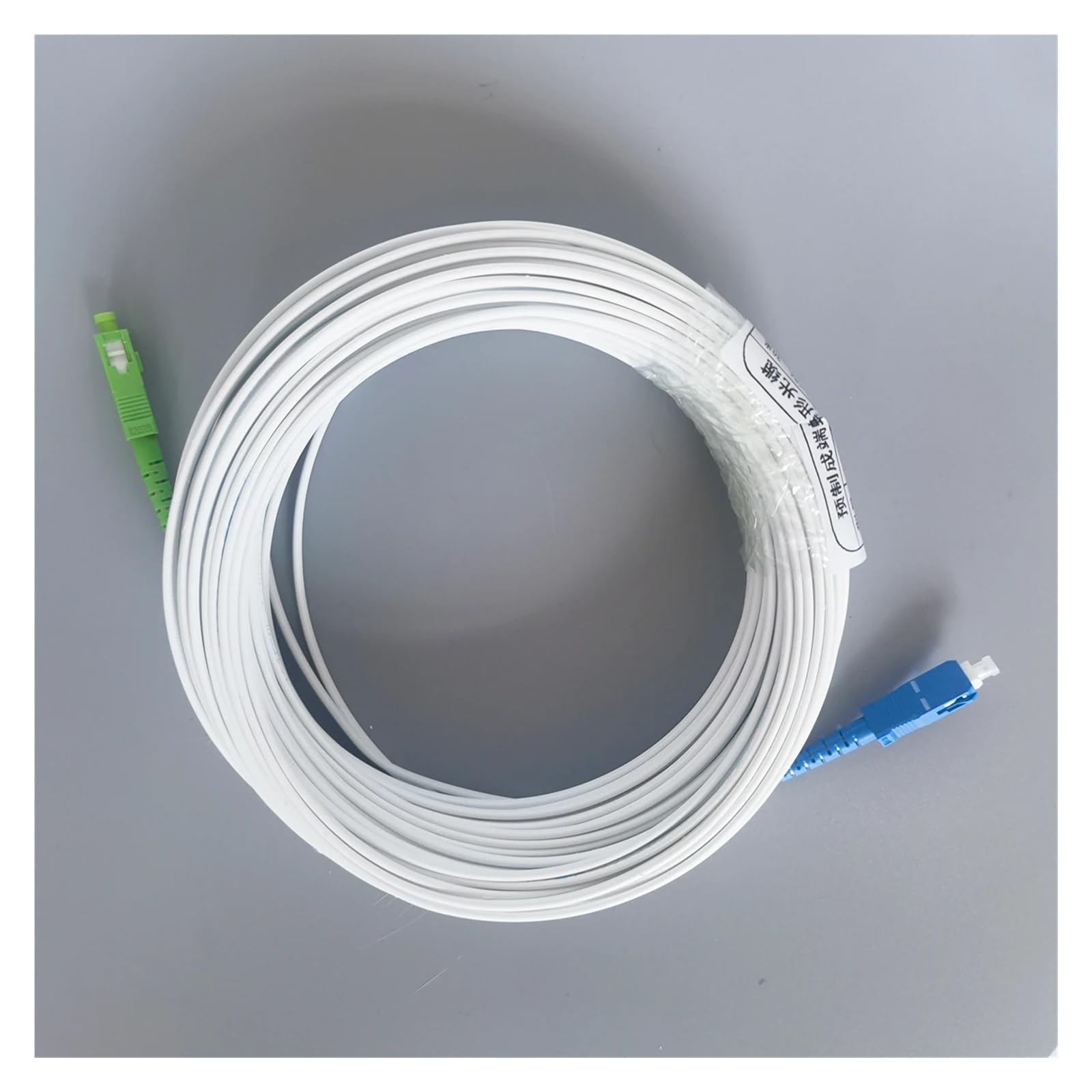 Cordon de raccordement à Fiber optique monomode SC/APC-SC/UPC, câble d'extension intérieur de 30M(45M)