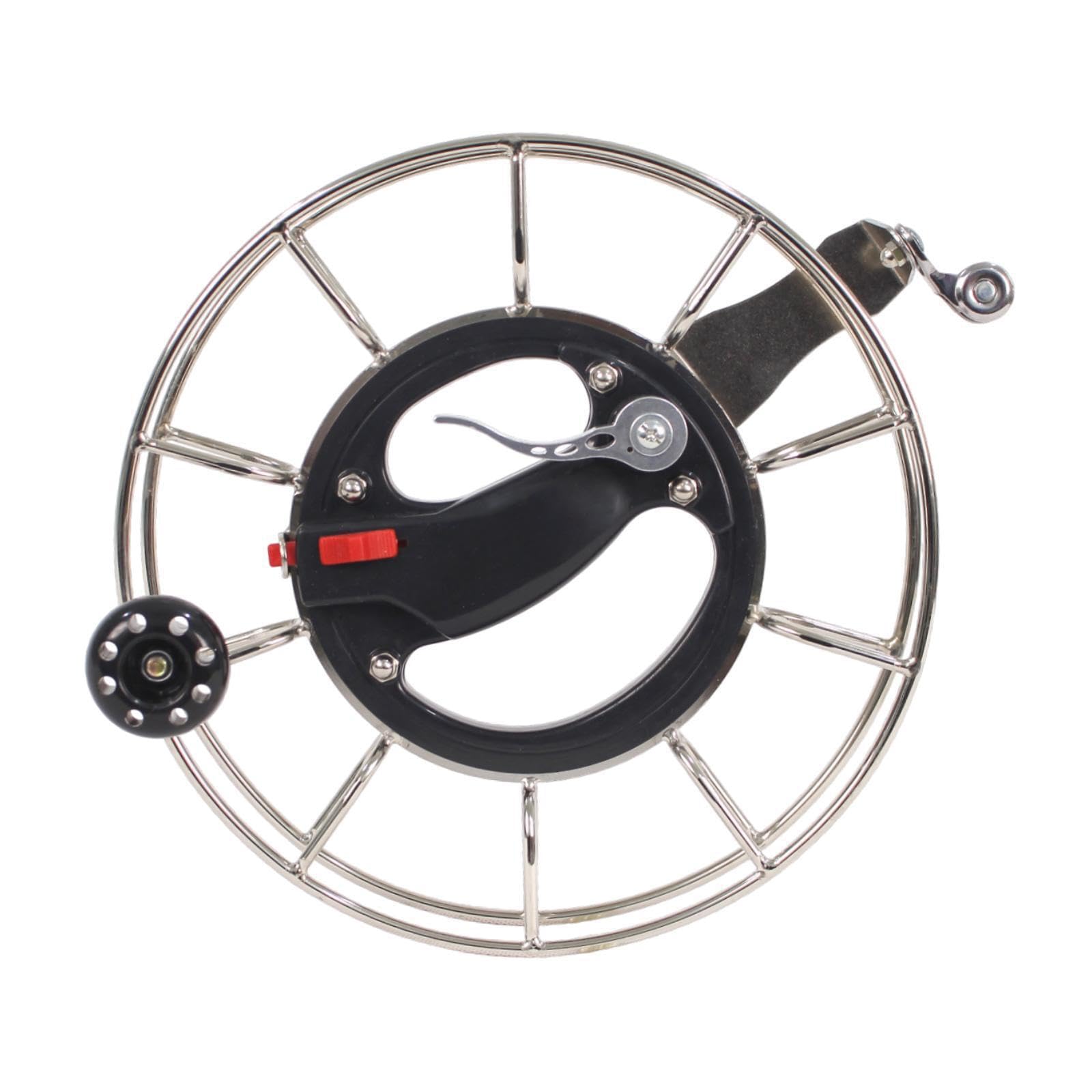 Grande mulinello per aquiloni, ruota per aquiloni, accessorio in acciaio inossidabile per rendere il volo piacevole durante avventure e attività, Stile A