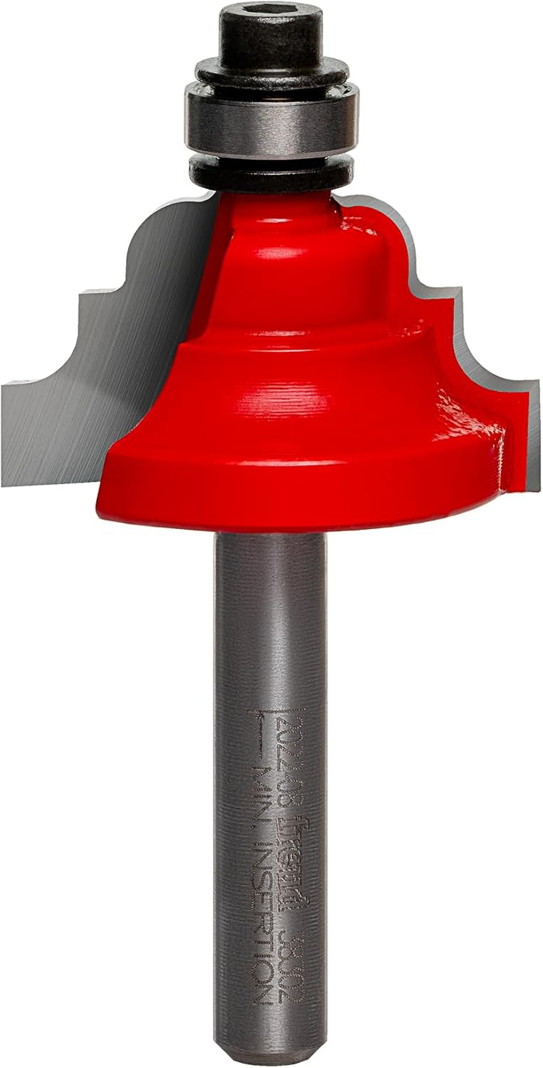 Freud 38-302: 1-5/32" (Dia.) Cove & Bead Bit with 1/4" Shank
