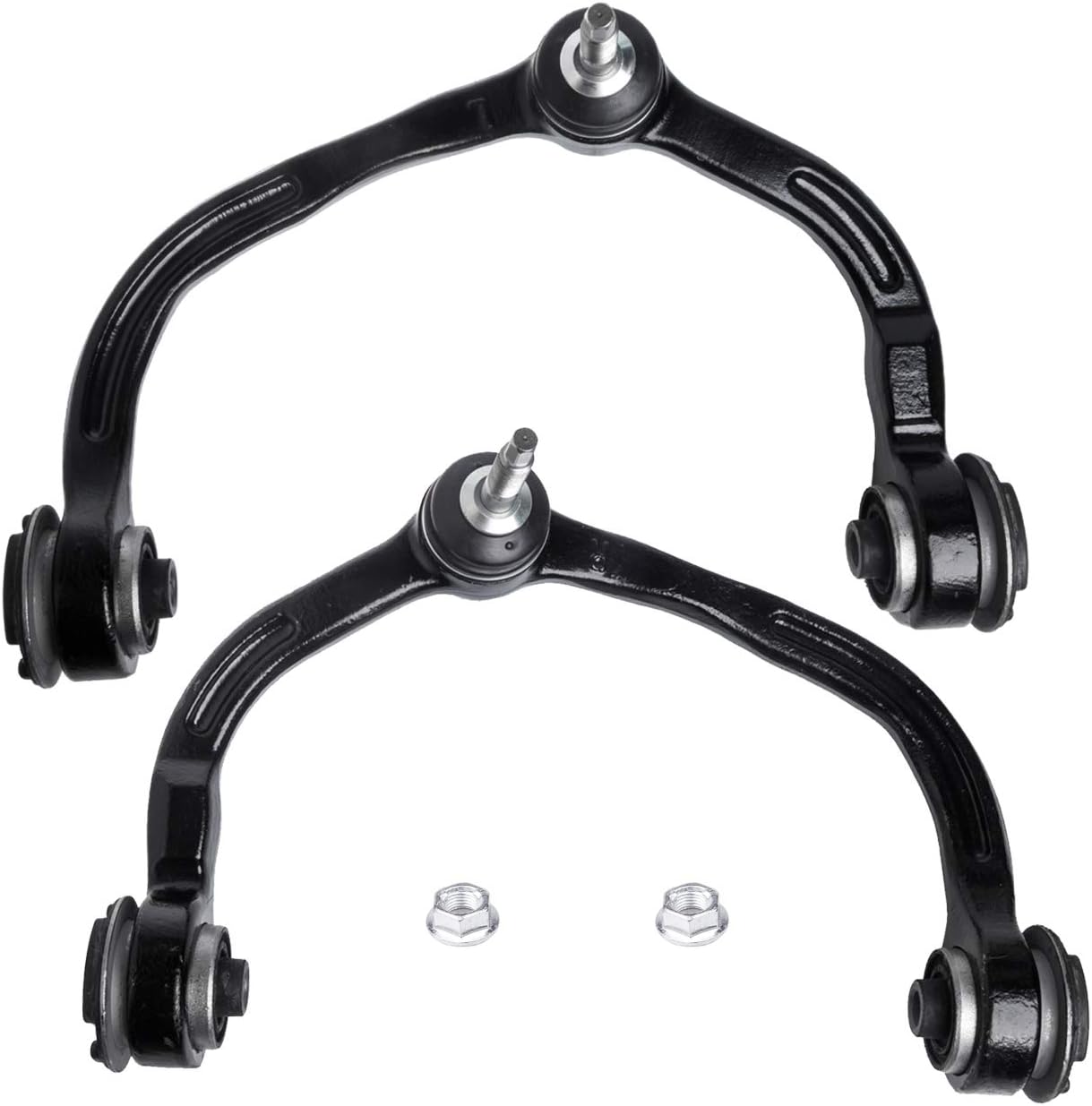 TUCAREST 2Pcs K80712 K80713 Left Right Front Upper Control Arm and Ball Joint Assembly Compatible With 2003 2004 (TO 11/30/2003) Fo-rd Expedition Li-ncoln Navigator [w/Standard Suspension Only]