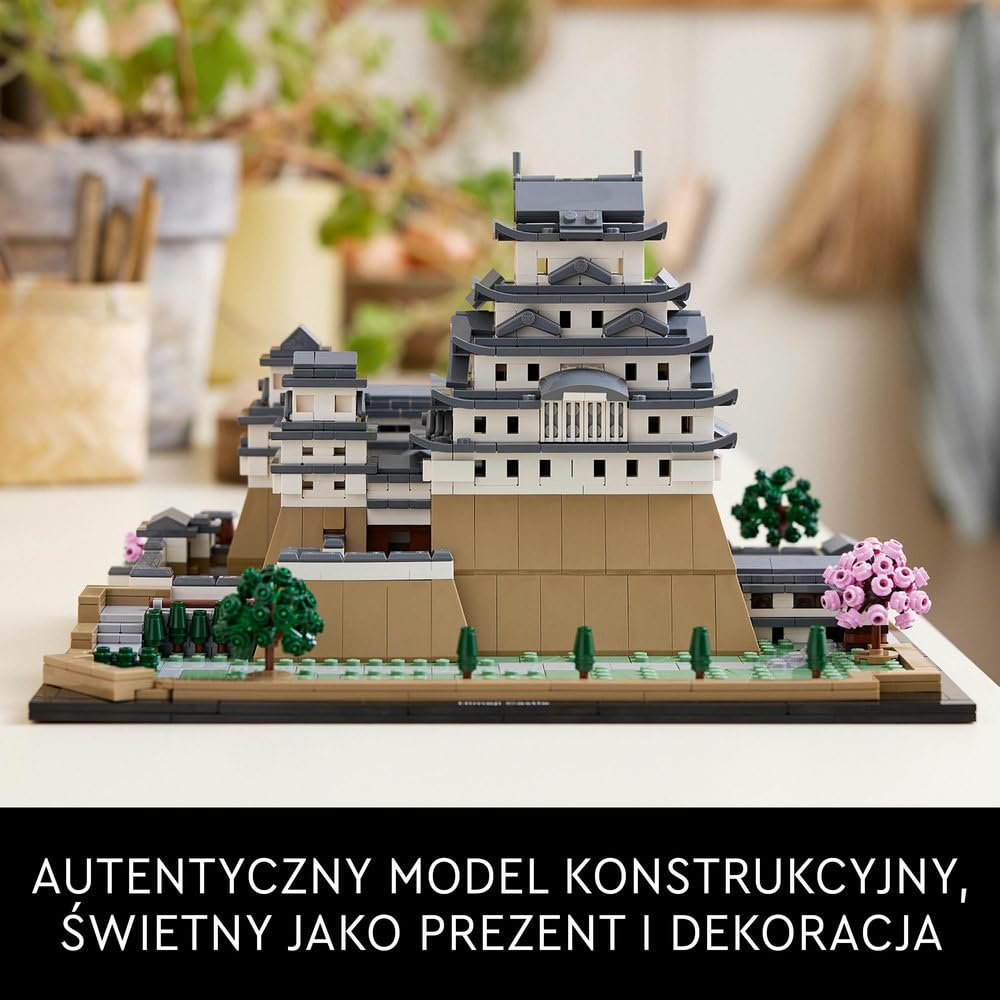 LEGO Architecture Zamek Himeji 21060 | Model architektoniczny, dekoracja do domu, prezent dla fana architektury, duży zestaw klocków konstrukcyjnych, 2125 elementów