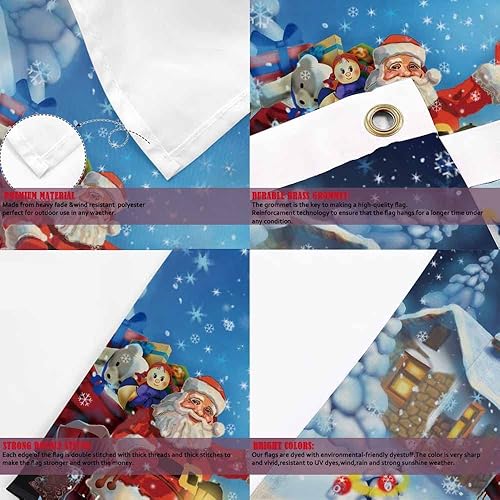 Miniatura 4 de Yekiua Bandera de Pascua feliz de 3 x 5 pulgadas cola de conejo huevos de Pascua rosados azules resistentes a la decoloración color vivo cabecera de