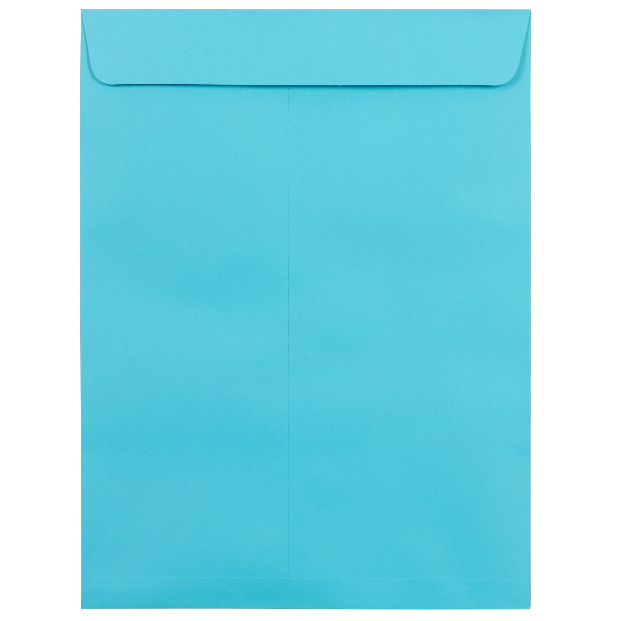 JAM PAPER Katalog-Briefumschläge farbig mit Haftklebeverschluss Blau 25 Stück