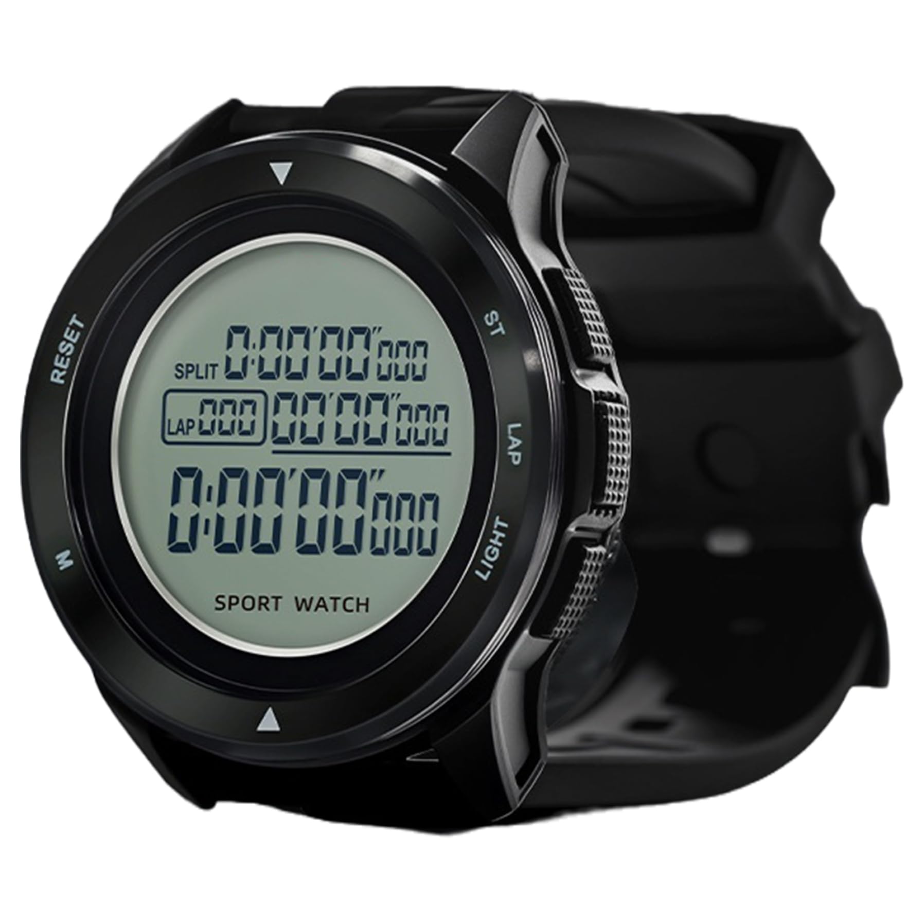Cronometro multifunzionale con display luminoso, timer da polso regolabile per nuoto sportivo e corsa