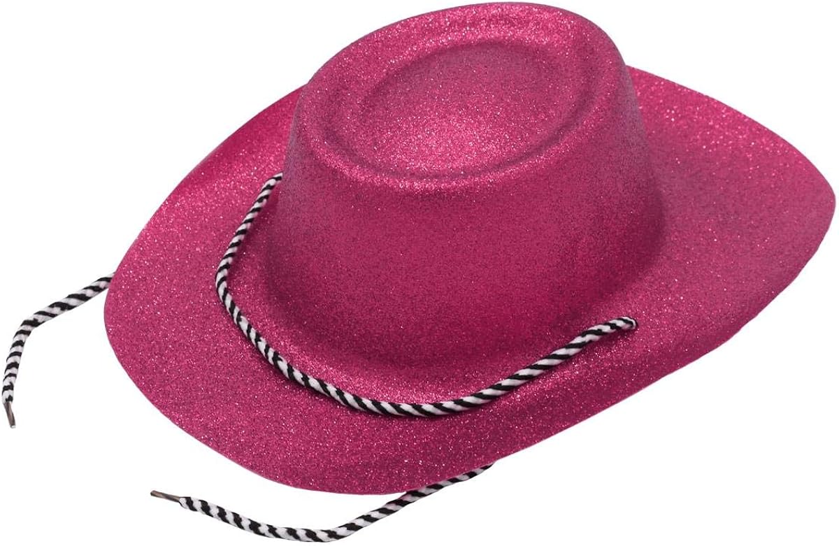 Buy Pink Glitter Cowgirl Hats Fancy 