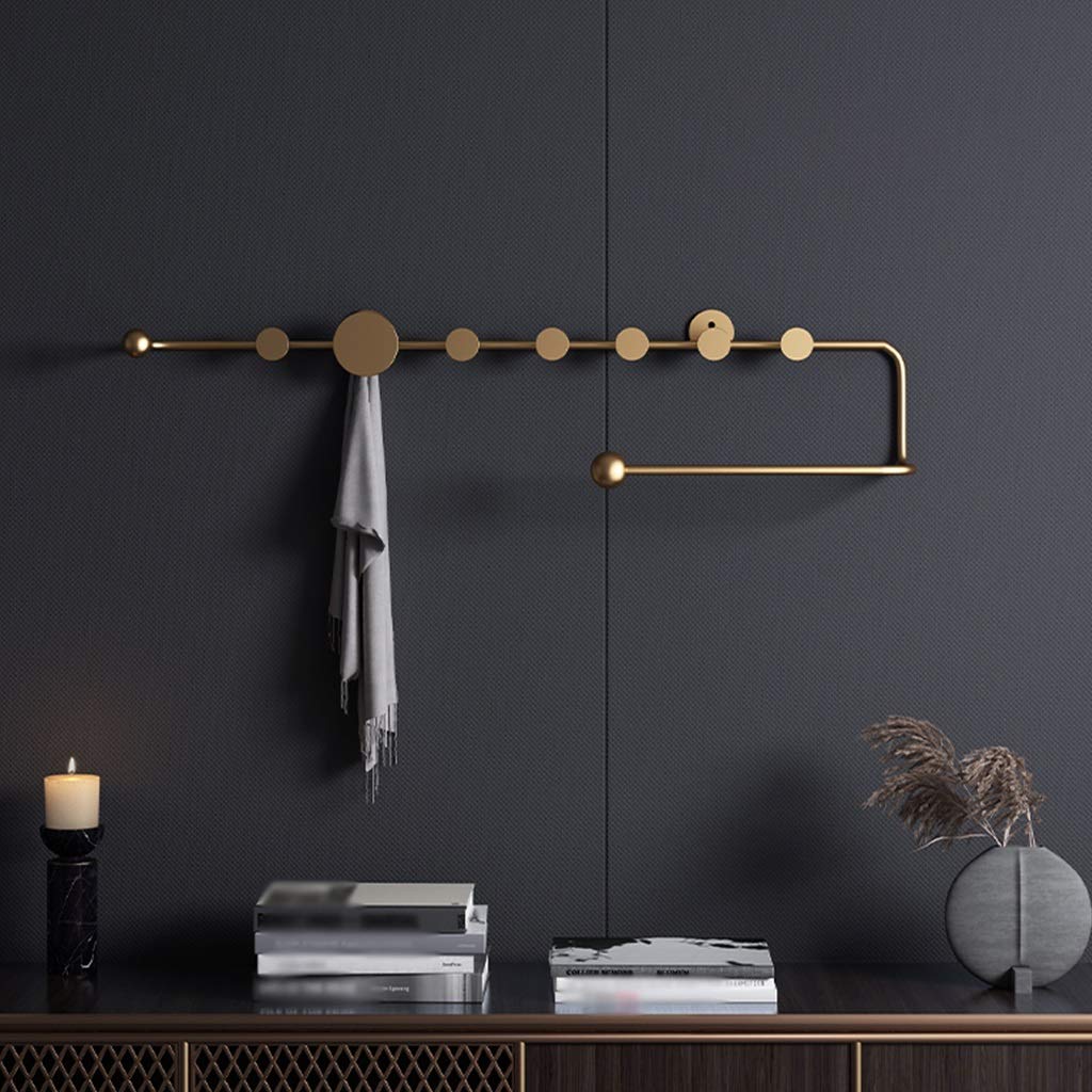 Percheros de Pared Perchero De Pared De Porche De Lujo Ligero, Colgador De Pared Creativo De Estilo Europeo, Gancho para Abrigo De Sombrero Moderno, Decoración De Pared De Estilo Simple