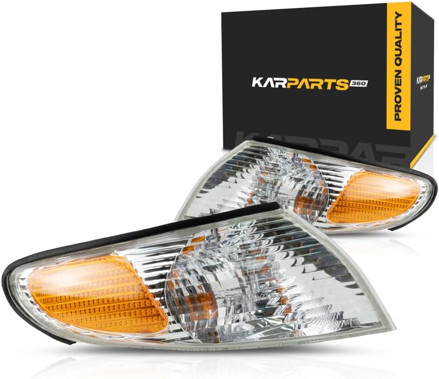 CarLights360: For 1999 2000 2001 Toyota Solara Parking Light Assembly Driver and Passenger Side Pair DOT Certified w/Bulbs - Replaces TO2520159 TO2521159