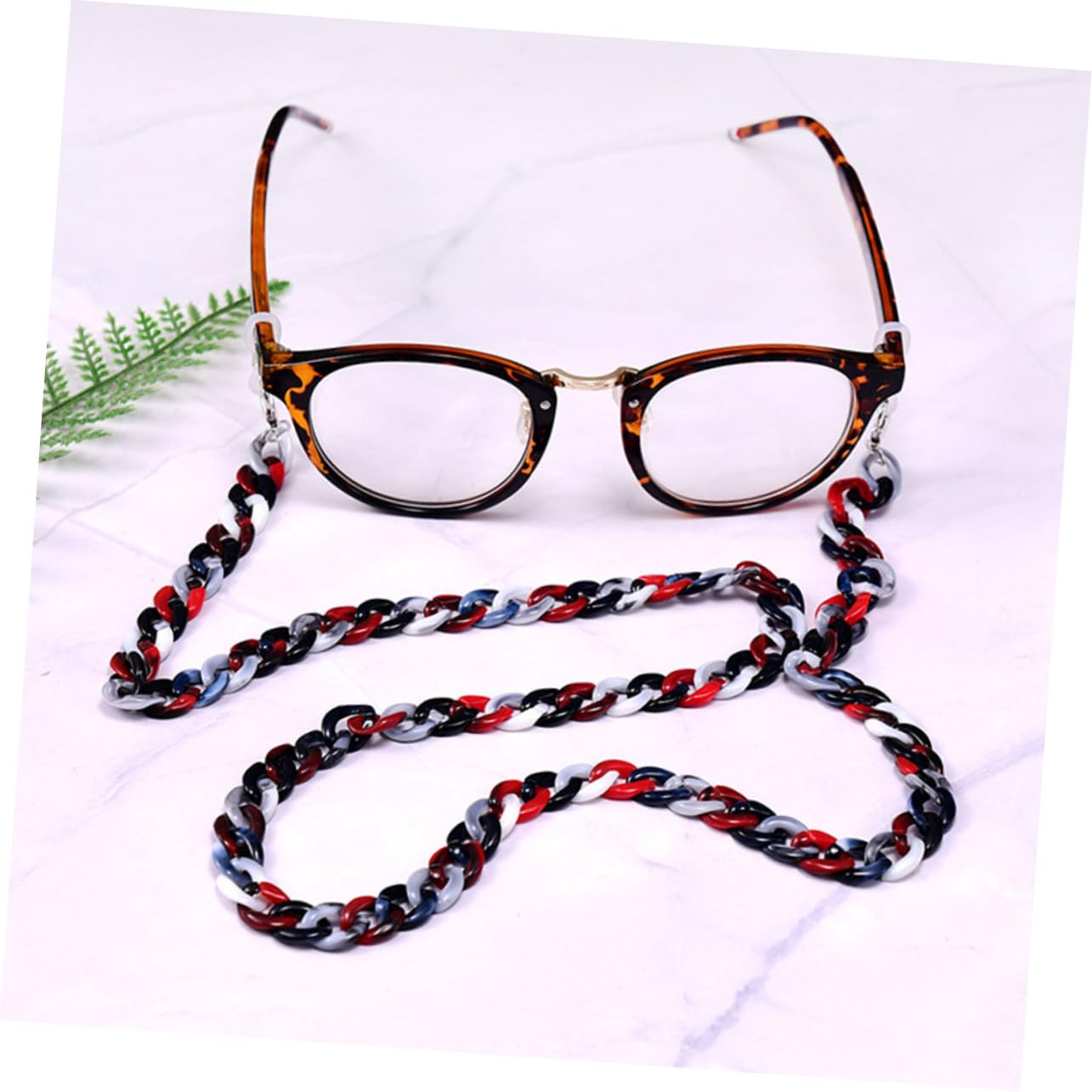 LIFKOME 5piezas Cadena De Gafas De Sol Para Mujeres y Sujeta Gafas Estilosa y Ligera Para Actividades Al Aire y Deportes Accesorio Práctico y Duradero