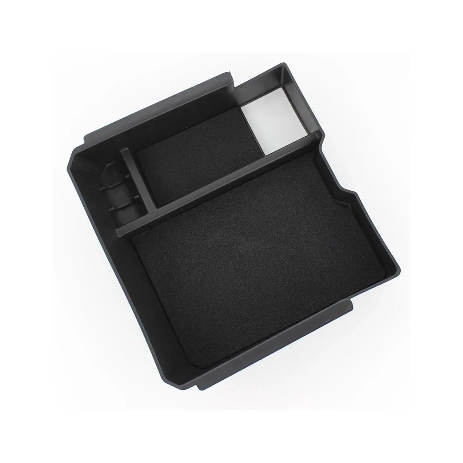 For Ford For Everest For Ranger 2023 2024 ABS Car Stowing Tidying Tidying Container Holder Organizer Accessories Armrest Box Storage(Sponge pad)