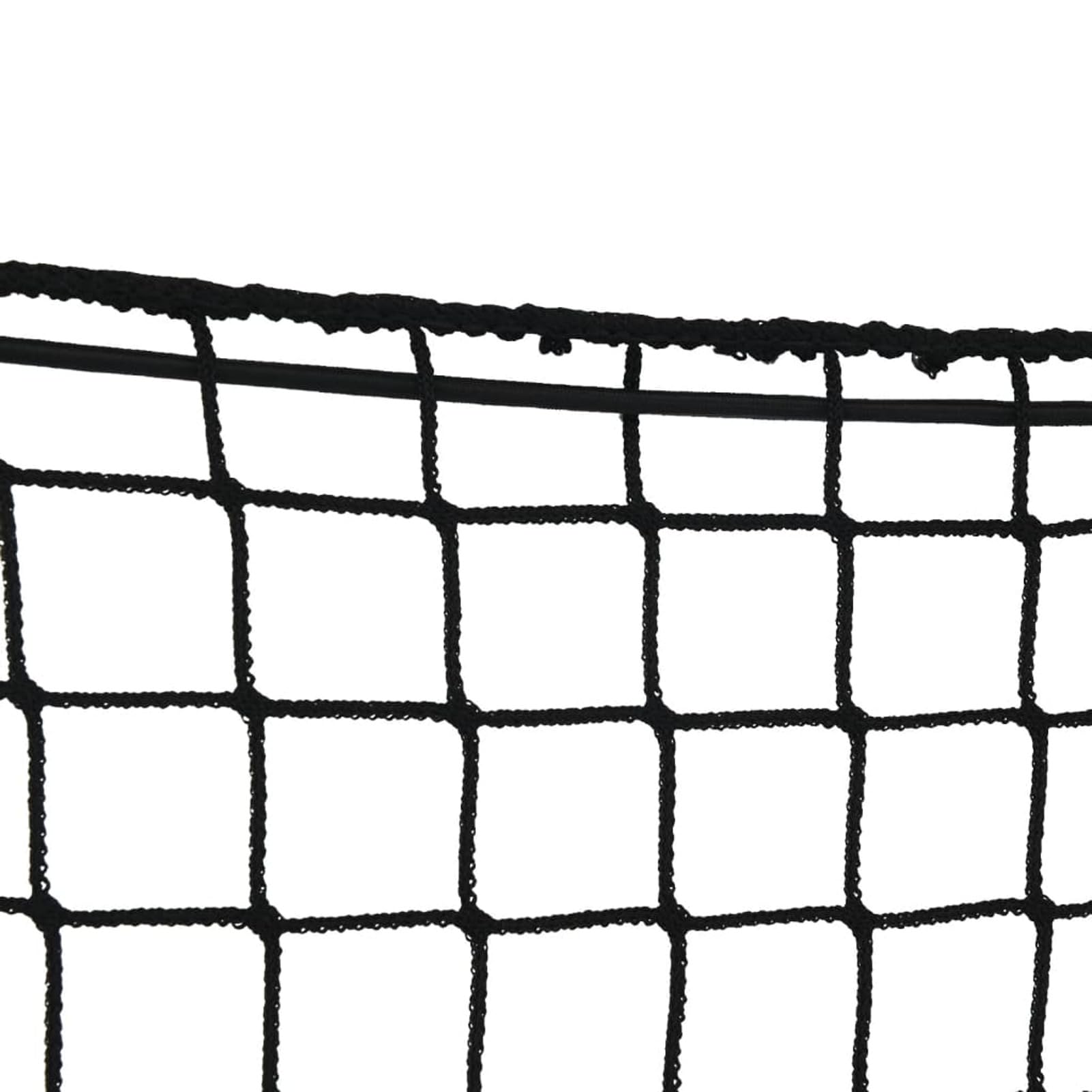 Homgoday Anhängernetz mit Gummiseil, Ladungssicherungsnetz Abdecknetz für Anhänger, Transportnetz Gepäcknetz, Anhänger Ladungssicherung, Abdecknetz Schwarz 3,5x2,5 m PP