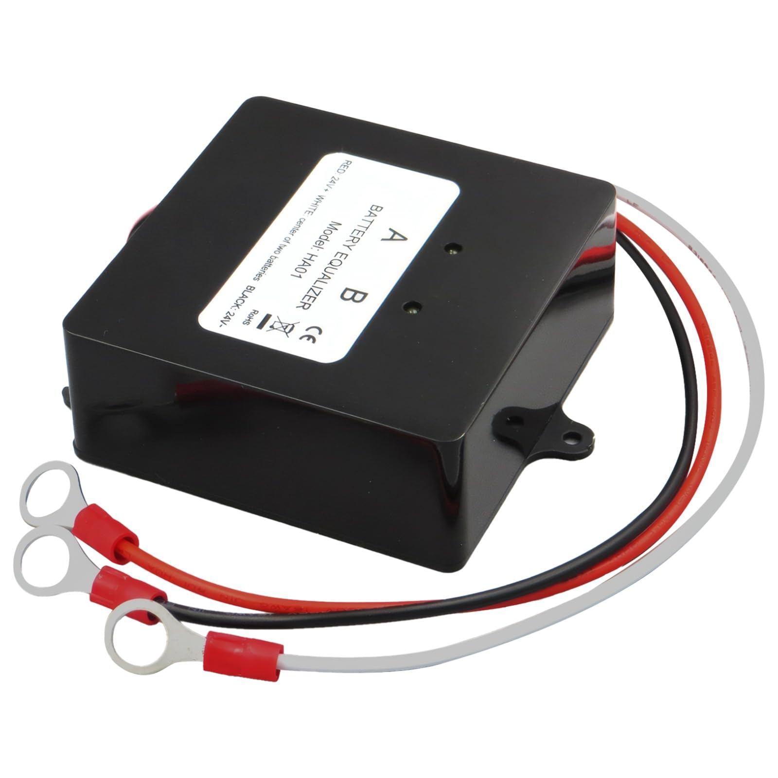 Equalizzatore batteria HC01, bilanciatore batteria 12V/24V per sistema solare, bilancia la carica e lo scarico per prolungare la durata della batteria, con compensazione bidirezionale della tensione