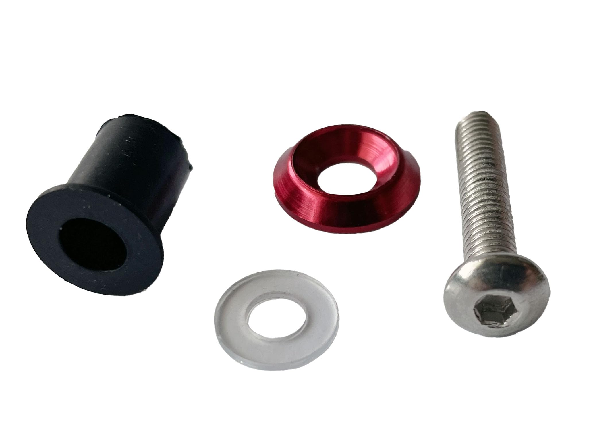 Amazon.com: MotorToGo 1 x Red Caped Motorcycle Windscreen