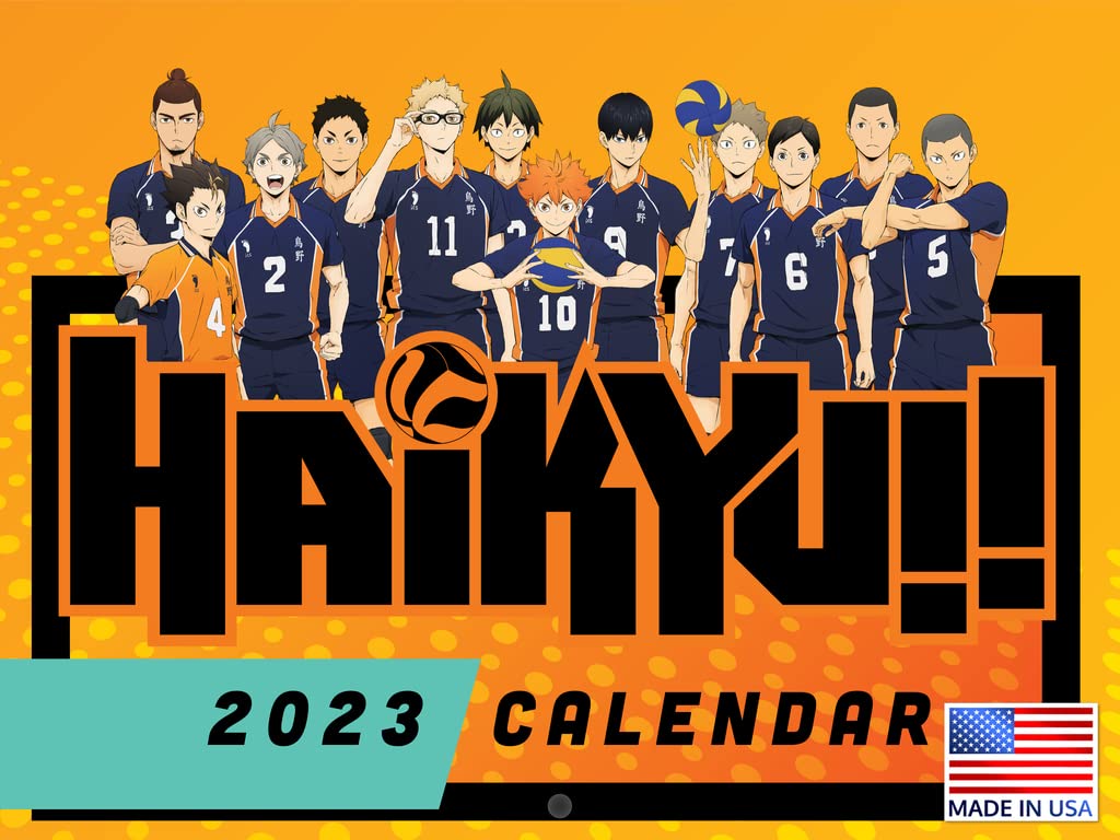 Amazon.com : Haikyuu Calendar 2023 Monthly Wall Hanging Calendar Japanese  Anime Stuff Manga Haikyu Merch Anime Series Large Planner 24 Months - Full  2023 Write On Grid Plus Bonus 2024 Preview Chart -