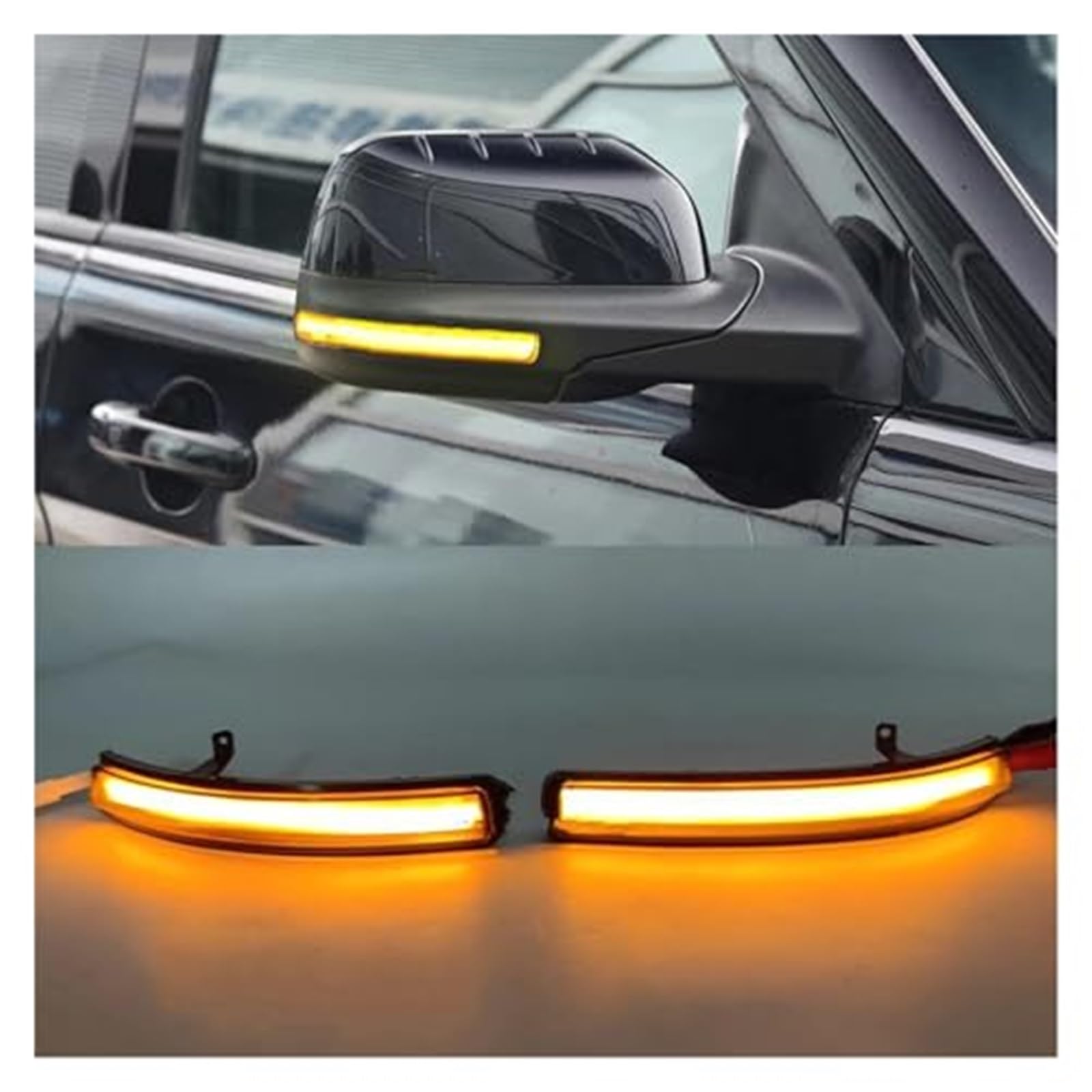 Włączony kierunkowskaz samochodowy 2 szt. LED dynamiczny włączony kierunkowskaz boczna lampa lustrzana, dla Explorer, 2011 2012 2013 2014 2015 2016 2017 2018 2019 Światło kierunkowskazu samoch