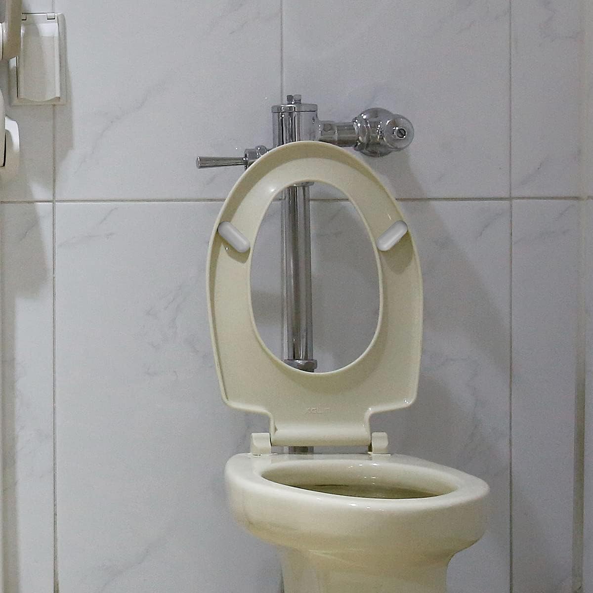 Toilet Seat Buffer Set - Noise Dampening Bumpers, Universal Replacement Pads, Gasket Included for Toilet Seat Cushioning