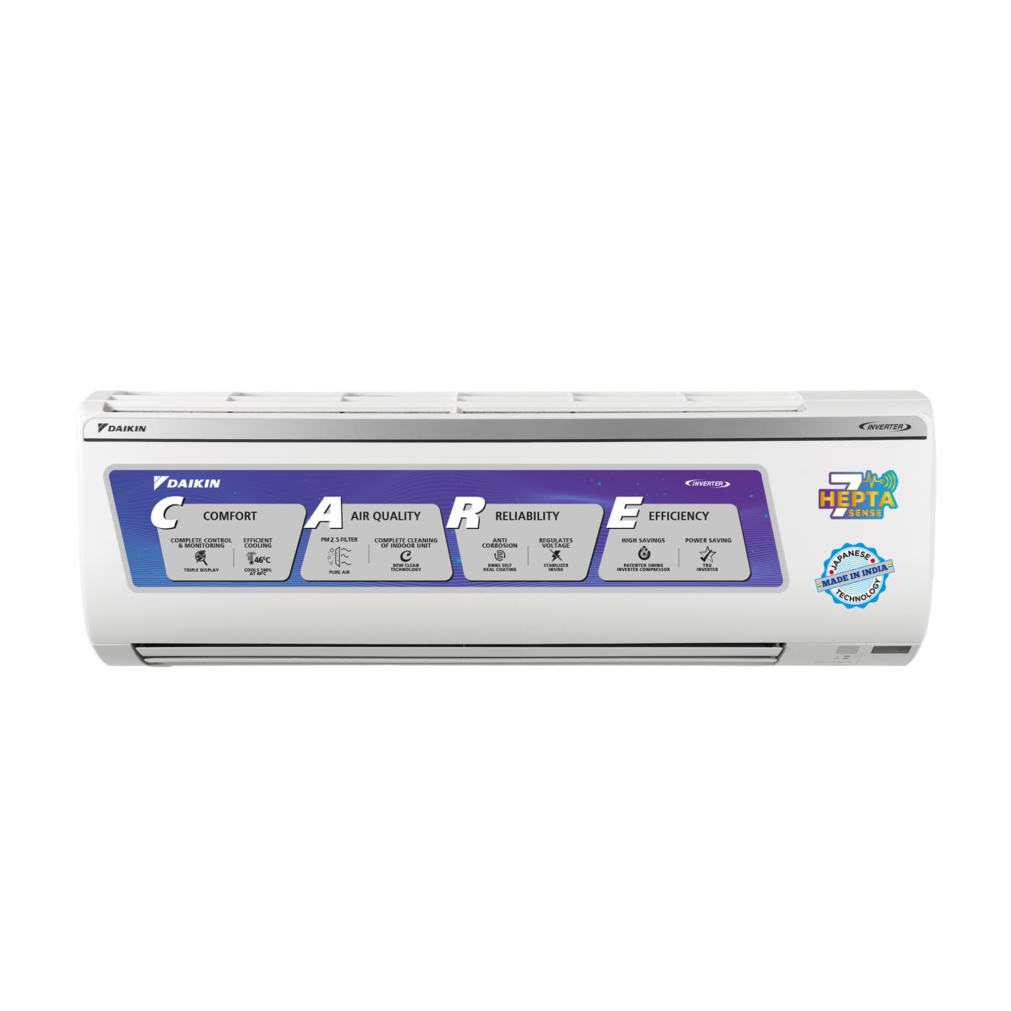 Daikin 1.5 Ton 5 Star Inverter Split AC (Copper, PM 2.5, FTKU50UV16VF, White)-image-43