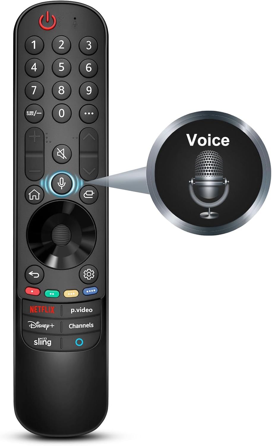 Replacement Magic Remote Control for LG-TV-Remote for All LG Smart UHD, OLED, QNED, NanoCell Series TVs with Voice Function for LG Voice Magic Remote