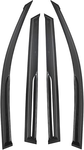 Miniatura 5 de 4 viseras negras para ventana exteriores, protección contra el sol, lluvia, viento, repuesto acrílico para Toyota Rav4 2006-2012