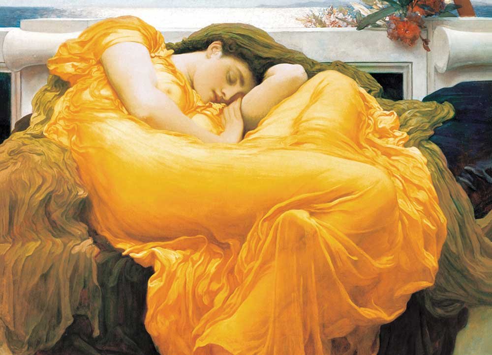 EMPIRE Merchandising 668028 Frederick Leighton Flaming June Poster Print size 91.5 x 61cms (36 x 24 inches)