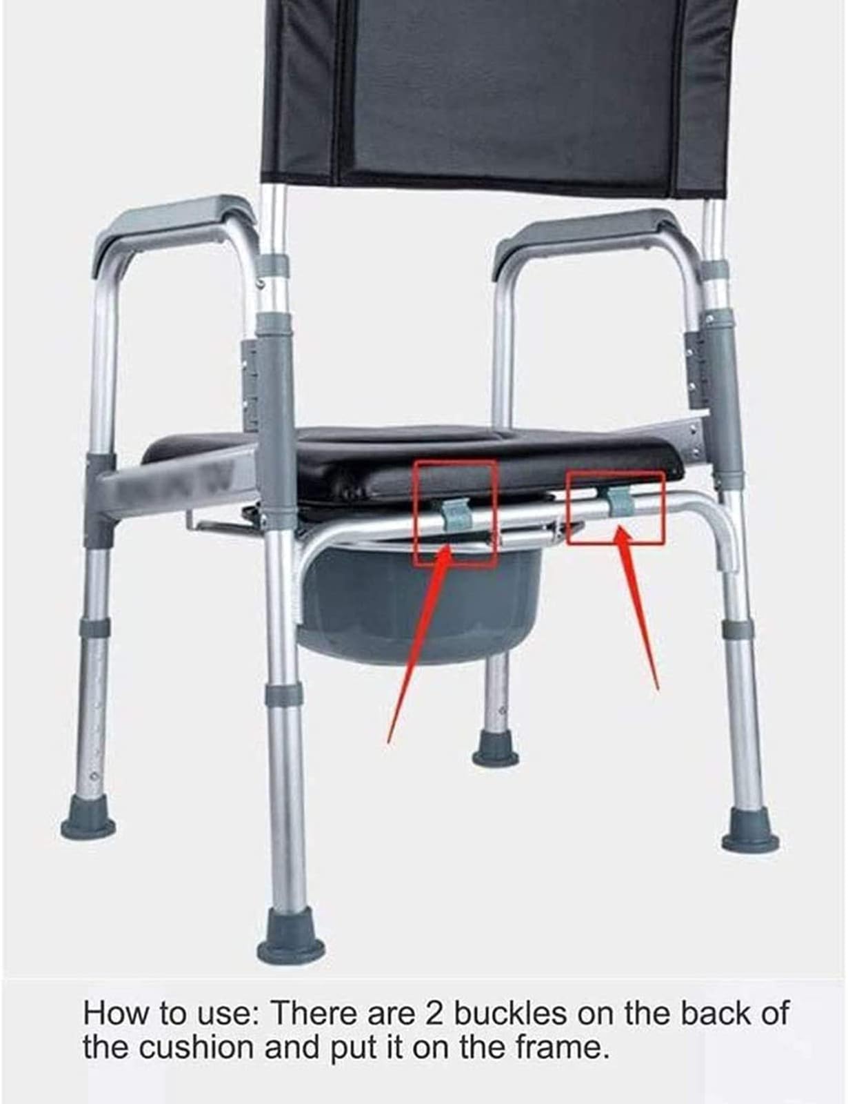 Cuscino Per Sedia Da Doccia In Rete 4D - Morbido E Impermeabile | Per Anziani E Disabili, 38x35 Cm - Foto 10