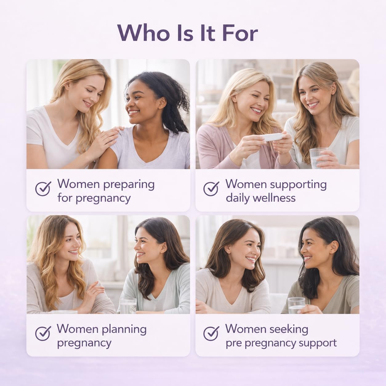Natifi Conception Fertility Prenatal Vitamins Regulate Cycles, Balance Hormones, Aid Ovulation. Conception Multivitamin for Women. Healthier Pregnancy -60 Capsules- Folic Acid, Myo Inositol, Vitex. — Amazon image 4