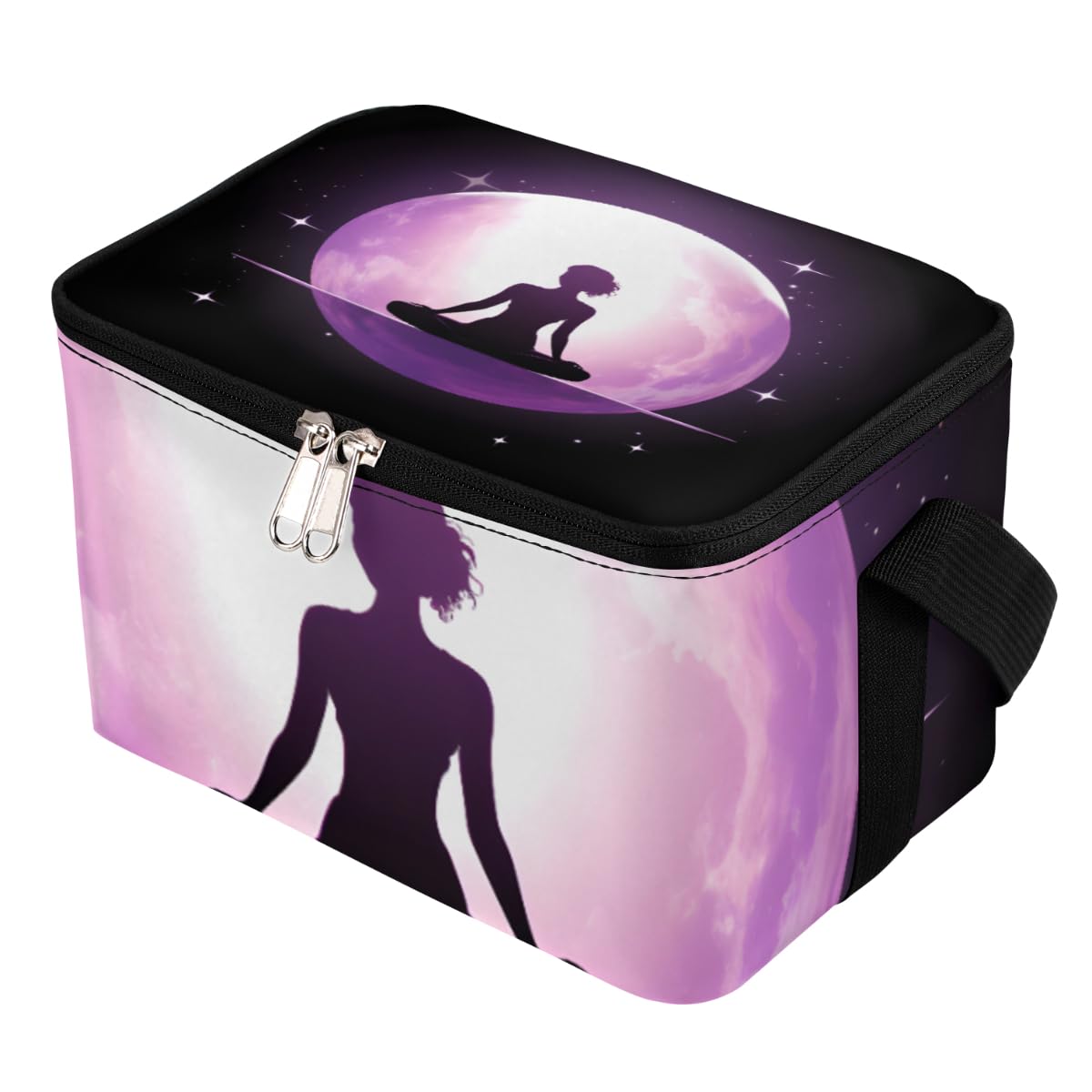 GzLeyigou Lunch Bags for Women Men 9 Cans,Yoga Women Hot & Cold Food Delivery Bag Insulated Grocery Bag Insulated Lunch Box Cooler Bag for Office Work Picnic Beach