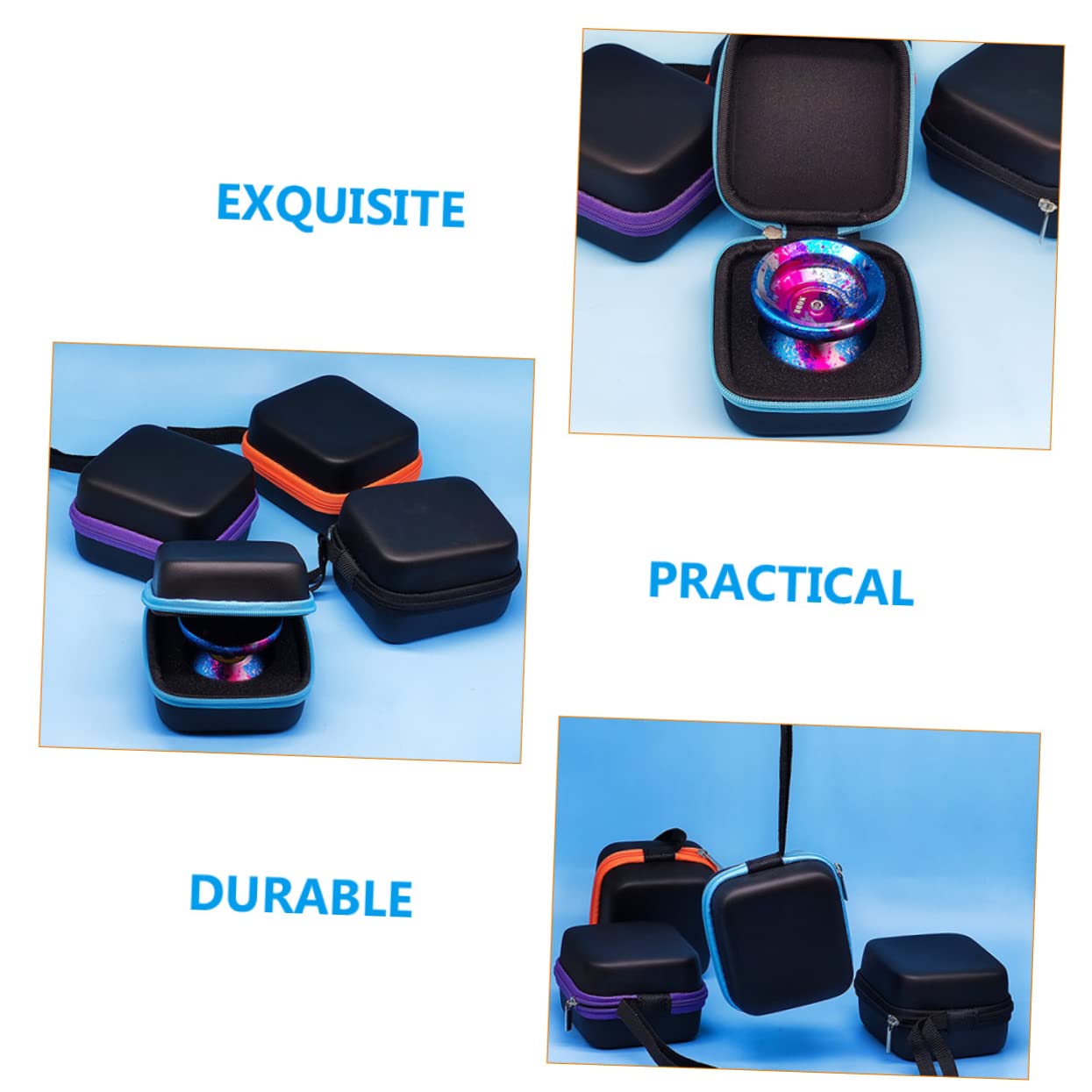 ibasenice 3pezzi Borsa Porta Yo-Yo Portatile Sacchetto di Stoccaggio Design Compatto e Resistente per Viaggi Scuola e Eventi