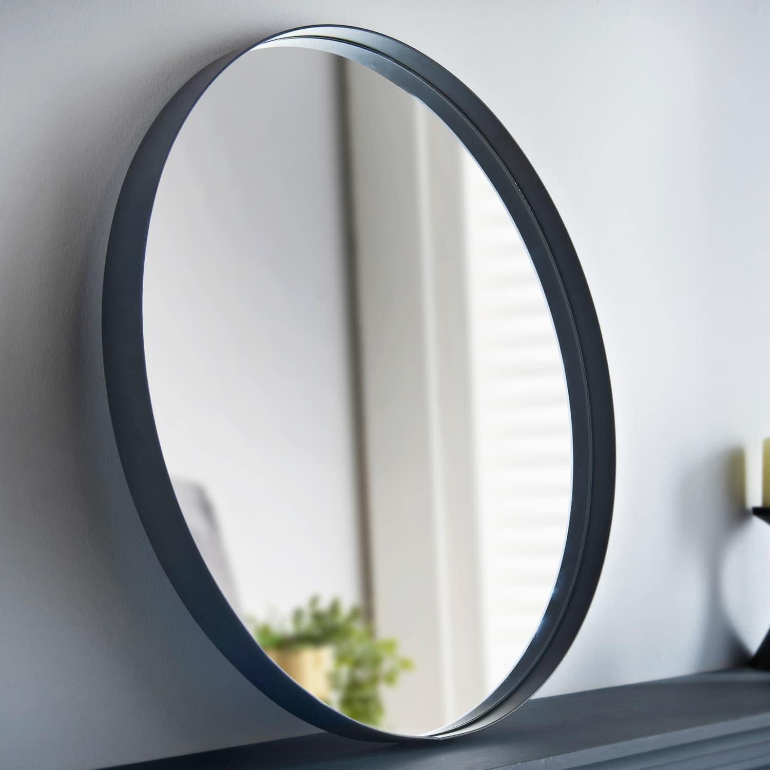 WOLTU Round Wall Mirror, 60cm, Large Vanity Mirror Botswana