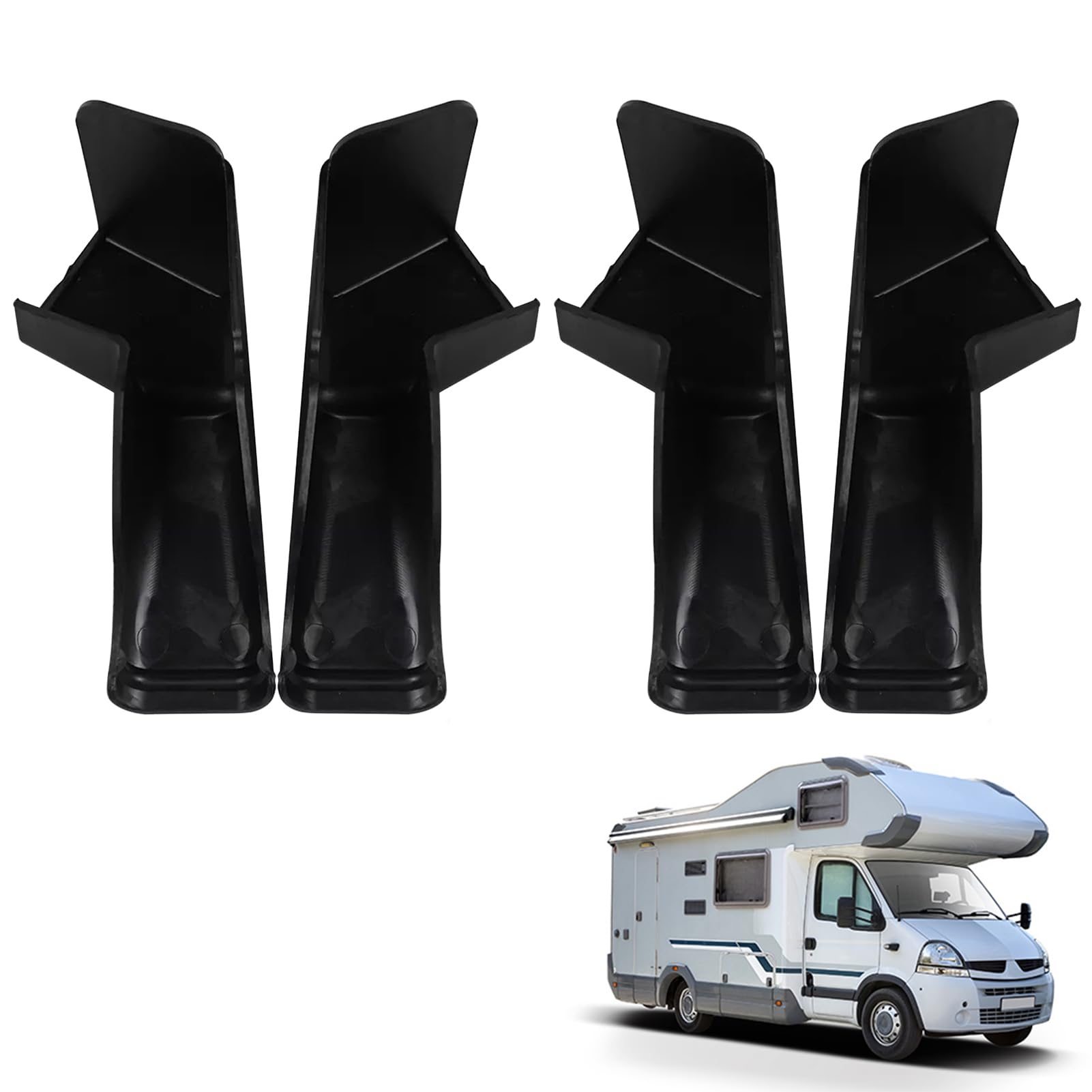 RV Rain Gutter Spouts With Extensions Roof Rail Gutter Drain - Foto 5