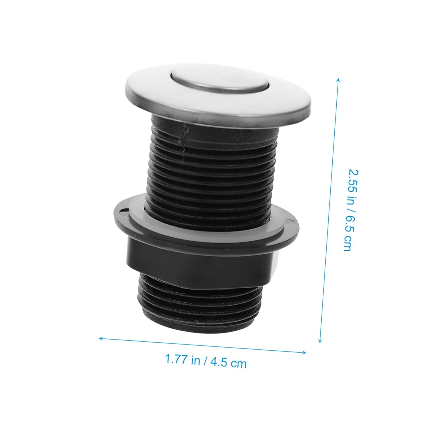 1set Garbage Disposal Air Kit Button Replacement for Standard Sinks Easy Installation Compatible Waste Disposer