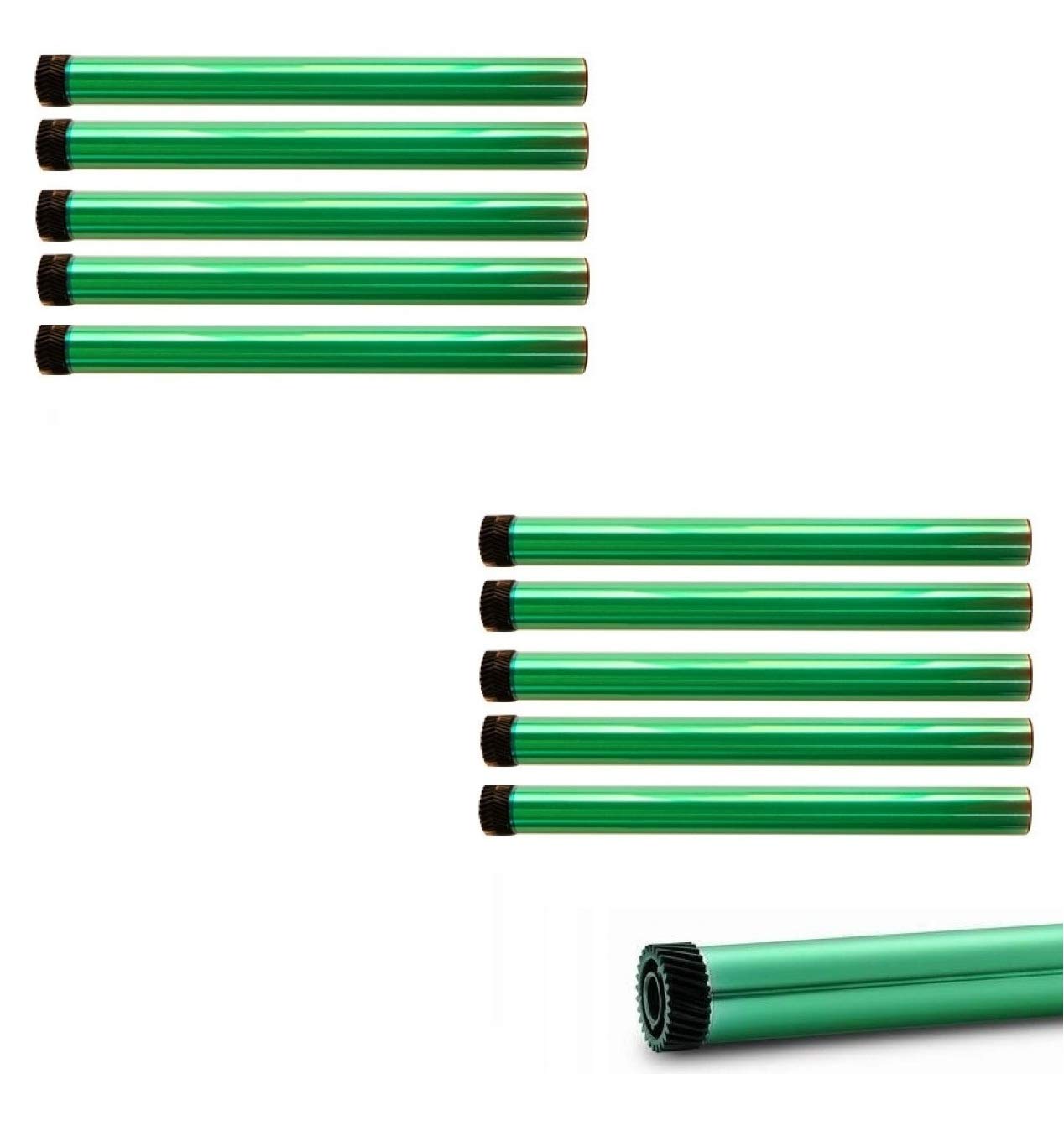 Print Star Premium Drum for HP 12A Toner Cartidge- Pack of 10 Single Color Toner (Green)-image-30