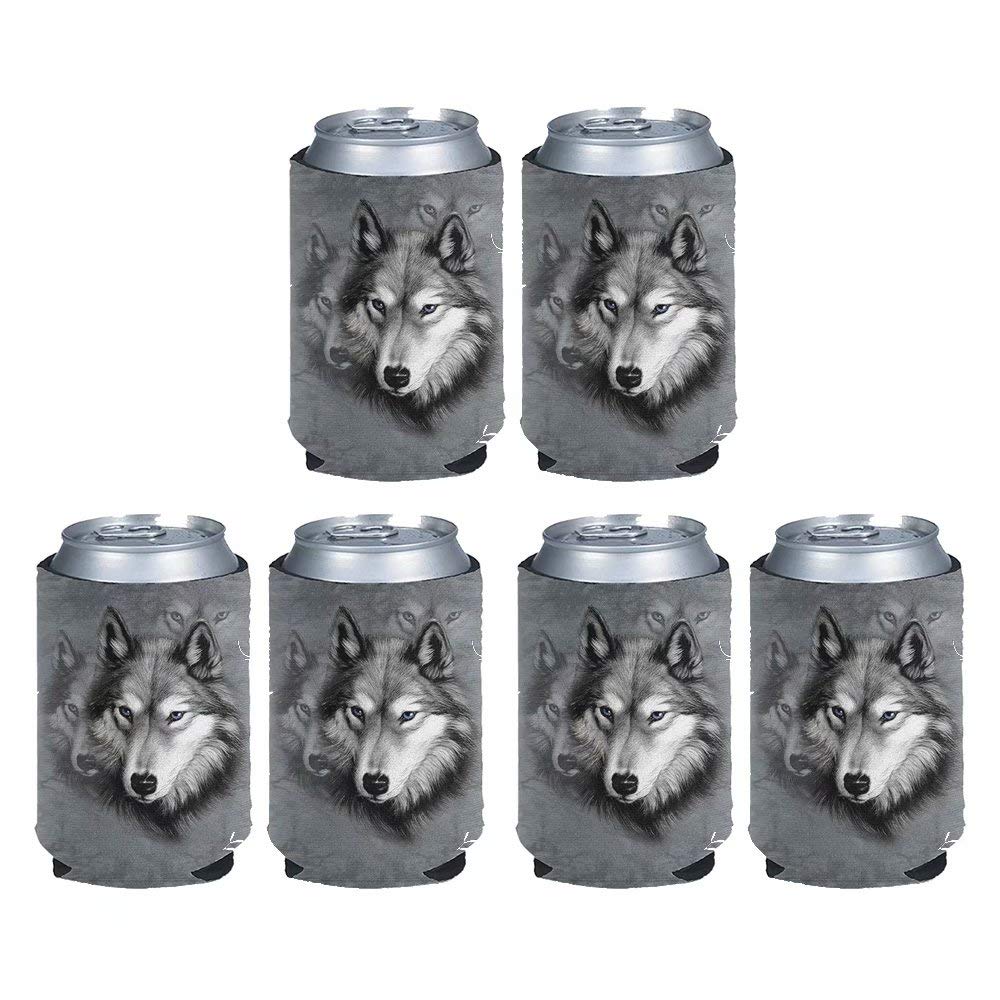 2 Copertine In Neoprene Per Lattine Stile Africano Con Elefanti Bohemien - Ideali Per Birra Ed Energy Drink - Foto 2