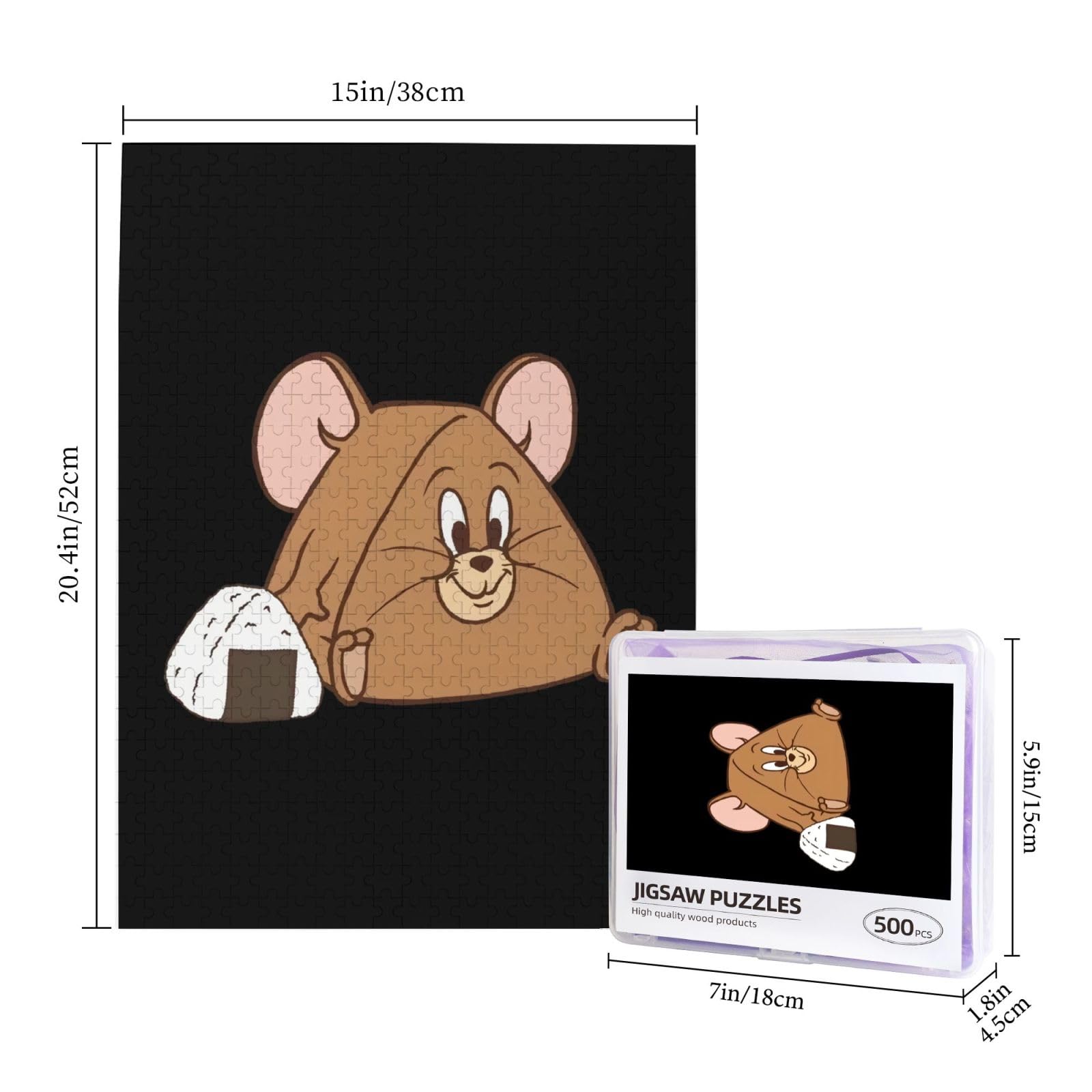 Amazon.co.jp: ジグソーパズル トムとジェリー 500ピース 木製パズル