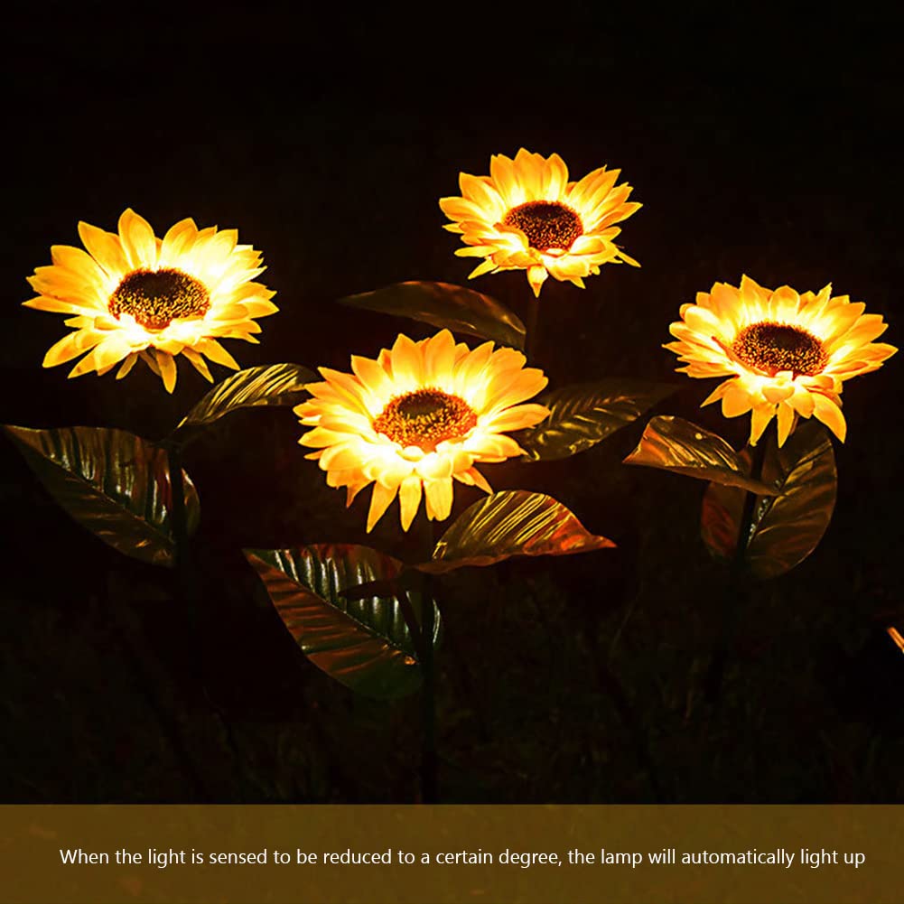 Ghirlanda Solare A Girasole Con 50 LED, Lunga 5 Metri, Luci Calde Impermeabili IP65 Per Esterno, 8 Modalità - 2