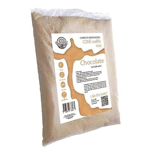 Miniatura 8 de ALDKitchen Mezcla de gofres de cono  Sabor vainilla  Sin soja  Sin nueces  Mezcla de masa para gofres de huevo (vainilla, 10 libras (paquete de 1))