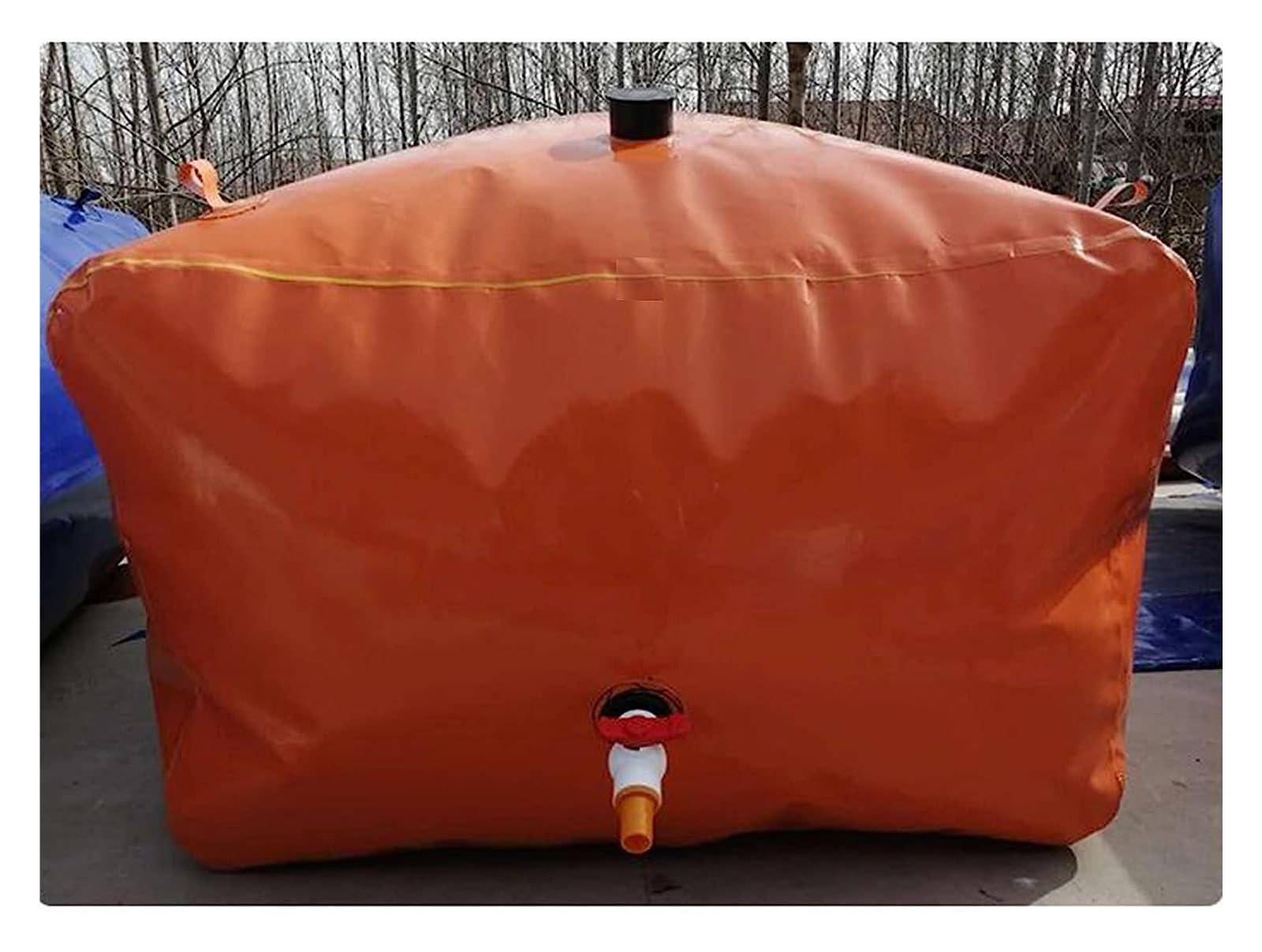 Amazon.com : PHLEPS Portable Water Storage Bag, Emergency PVC Water  Containers, Collapsible Save Space Solar Shower，Outdoor Weather Resistant Water  Tank, Customizable (Color : Orange, Size : 1500L/1.8x1.2x0.7m) : Patio,  Lawn u0026 Garden