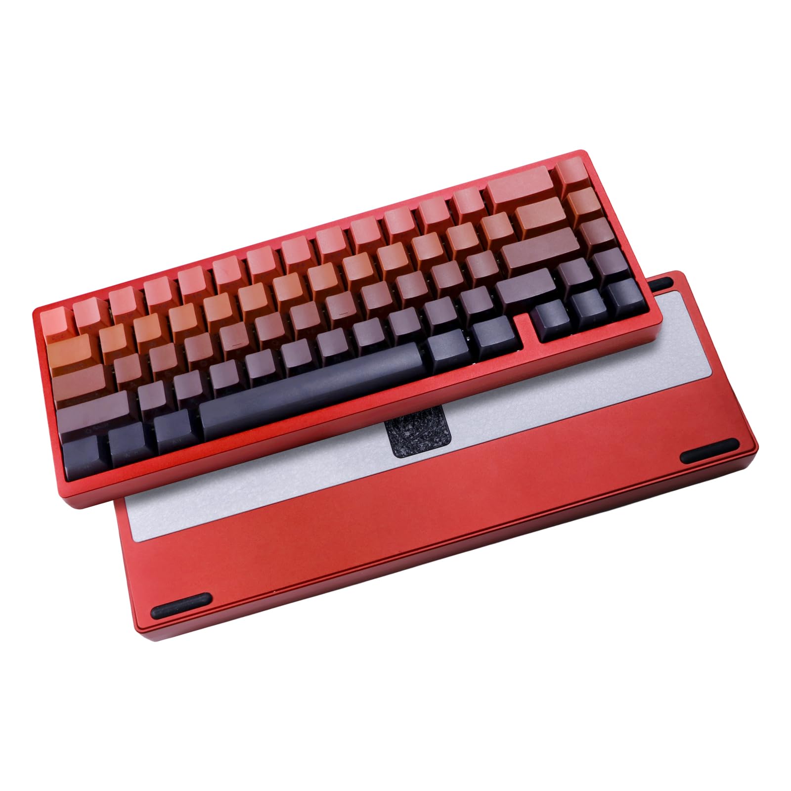 Tastiera da gioco a 67 tasti, 3 modalità, in alluminio, con guarnizione CNC, retroilluminazione RGB, tastiera meccanica personalizzata wireless/cablata per Mac, Windows Linux, keycap PBT double-shot