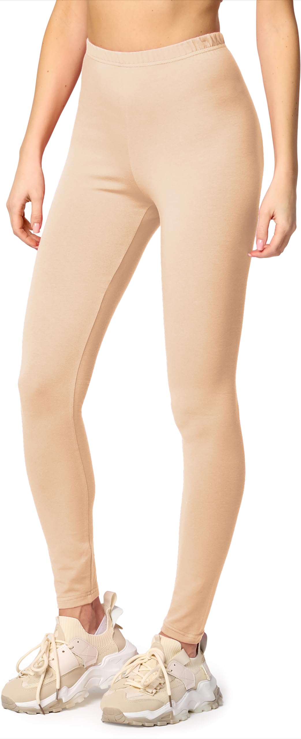 Merry Style Women's Long Leggings MS10-198 (Nude, L)