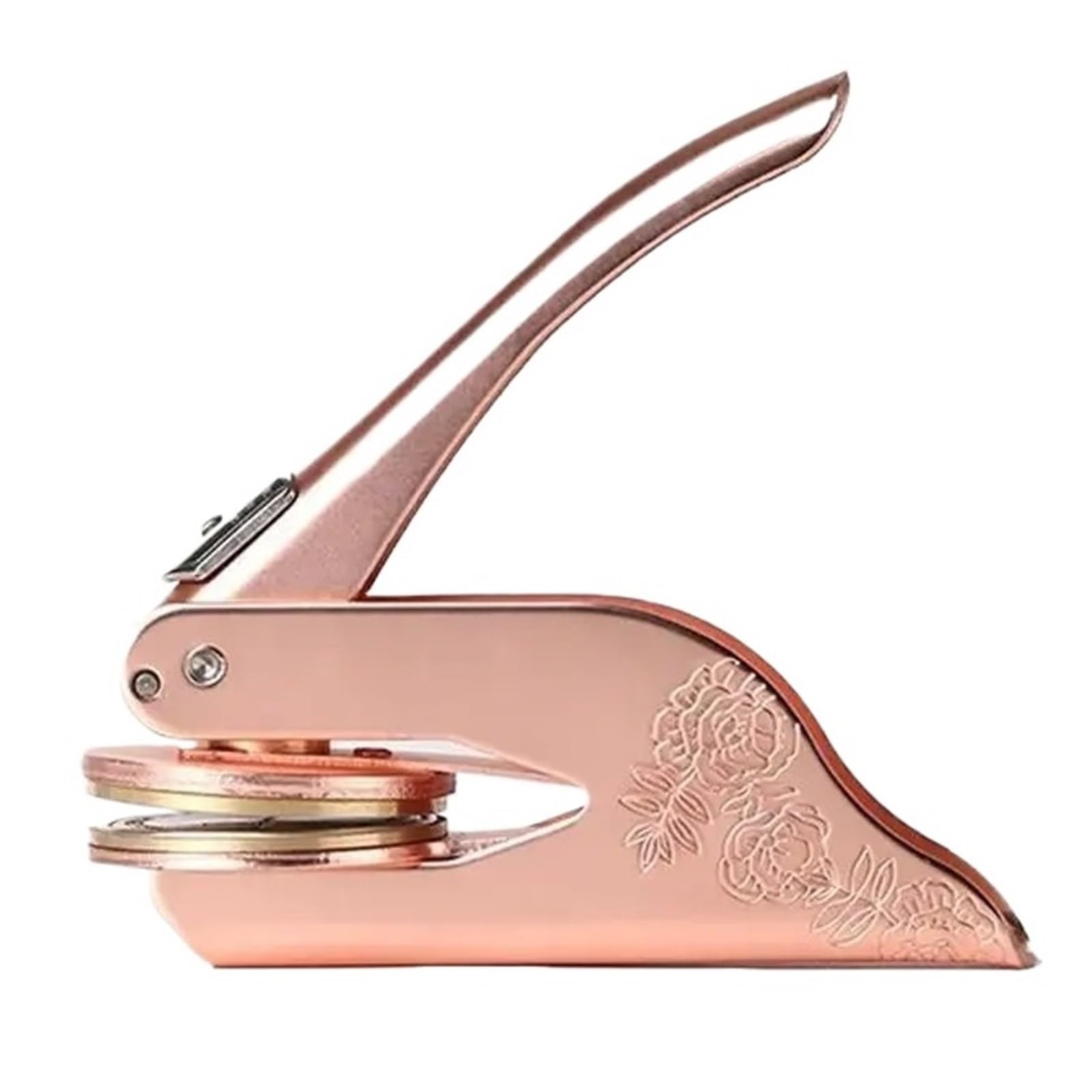 Znaczek Drukarski Ślubny Spersonalizowana Pieczęć Z Wytłoczonym Napisem Na Kopertę Ślubną Okazji Ukończenia Szkoły WyraźNe TłOczenie(Rose gold print)