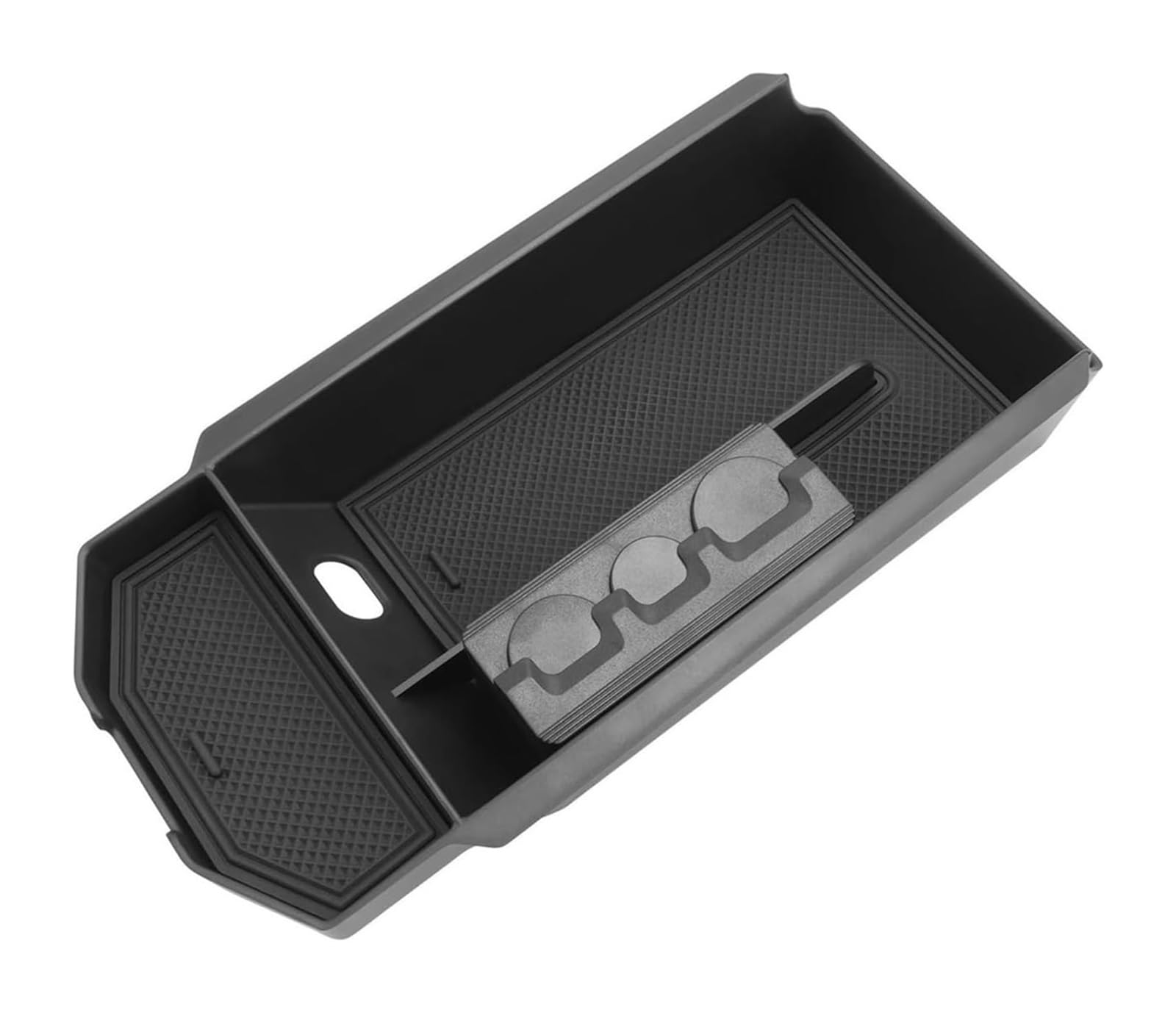 Hckclmbmzw With Silver Coin Box For Toyota For C-Hr For Hybrid 2024 2025 Car Armrest Box Storage Central Control Container Auto Accessories Car Armrest Center Console(With Silver Coin Box)