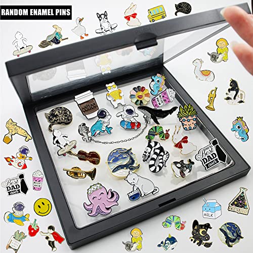 Sincco 20 Pcs Cute Enamel Backpack Pins, Funny Anime Enamel Lapel Pins Bulk Set Cool Brooch Button Pins Badge Aesthetic For Backpacks, Bag, Jacket, Kids, Girls, Festival Gifts (Random Style) #TOP1