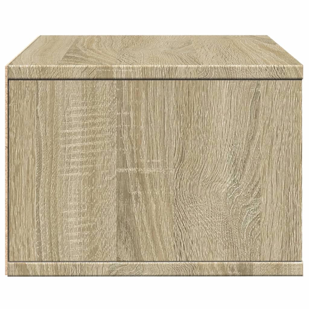 Druckerständer Sonoma-Eiche 40x32x22,5 cm aus Holzwerkstoff, multifunktionaler Büro-Organizer mit viel Stauraum für Drucker, Akten und Bürobedarf, auch als Bücherregal