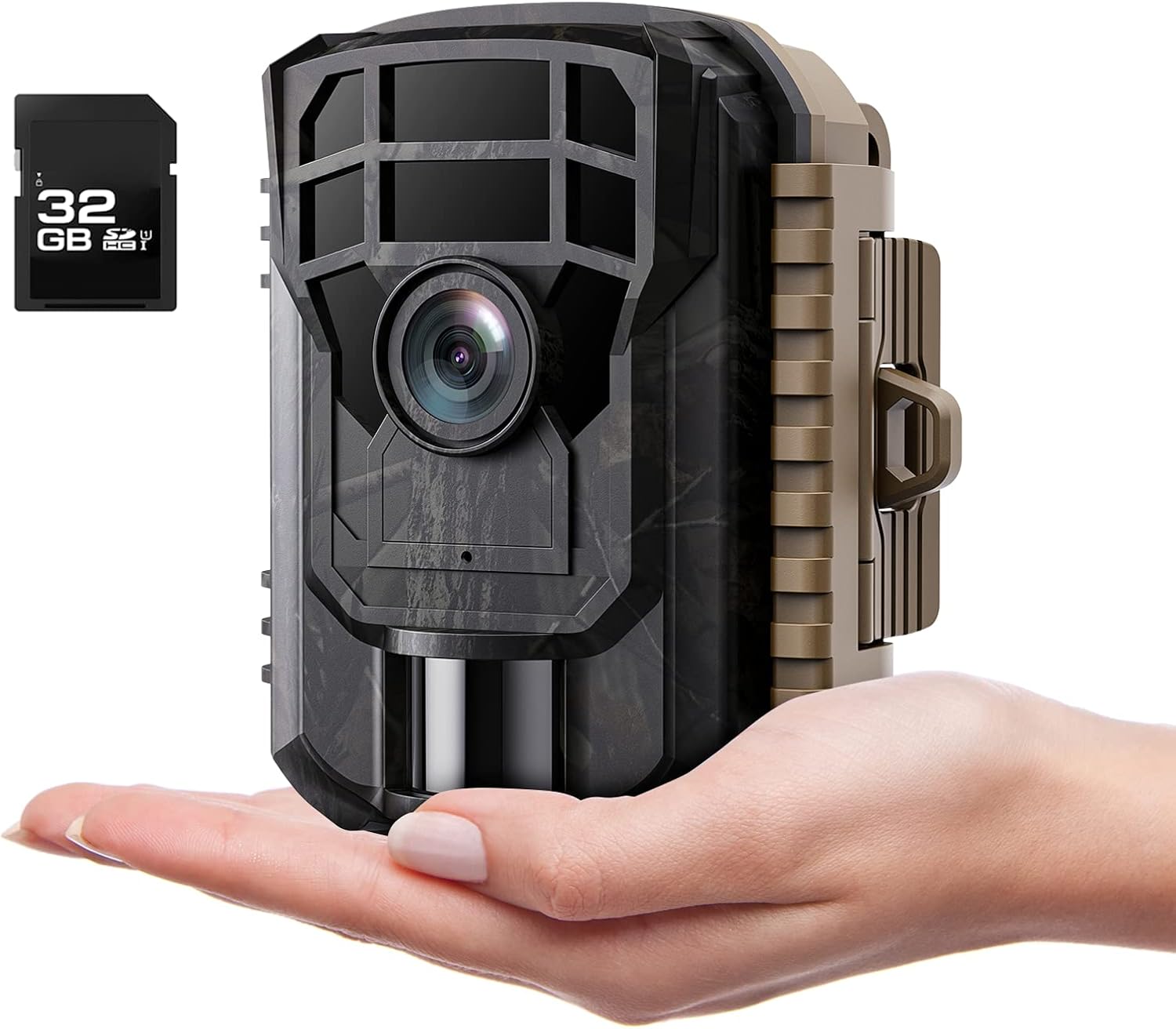 Trail Camera 24MP 1080P HD, Trail Game Camera with Free