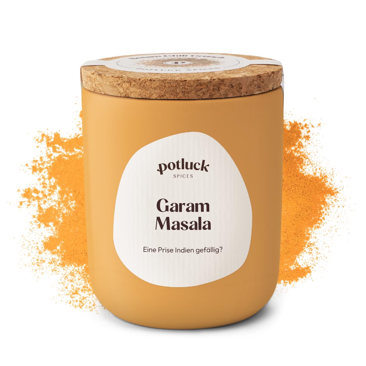 Potluck | Garam Masala | Gewürzzubereitung im Keramiktopf | 70g | Vegan, glutenfrei und mit natürlichen Inhaltsstoffen