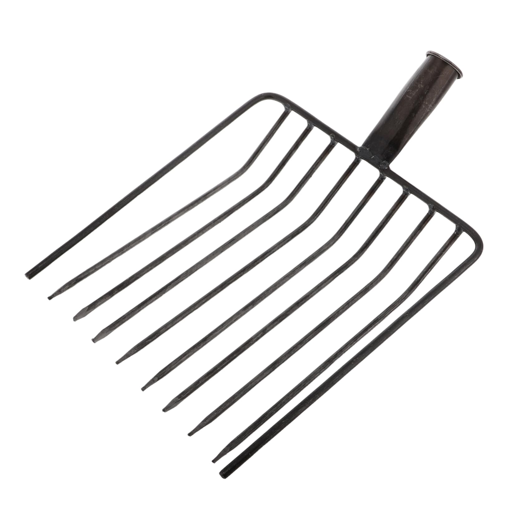 GALPADA Sturdy Metal Manure Fork Head Replacement for Garden Hand Fork Tool for Soil Loosening
